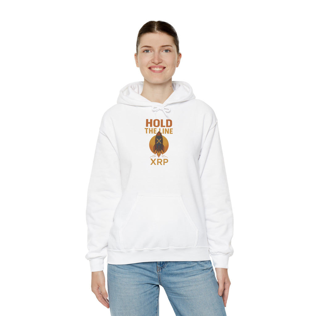 XRP 'Hold the Line' Hoodie — Crypto Supporter Sweatshirt