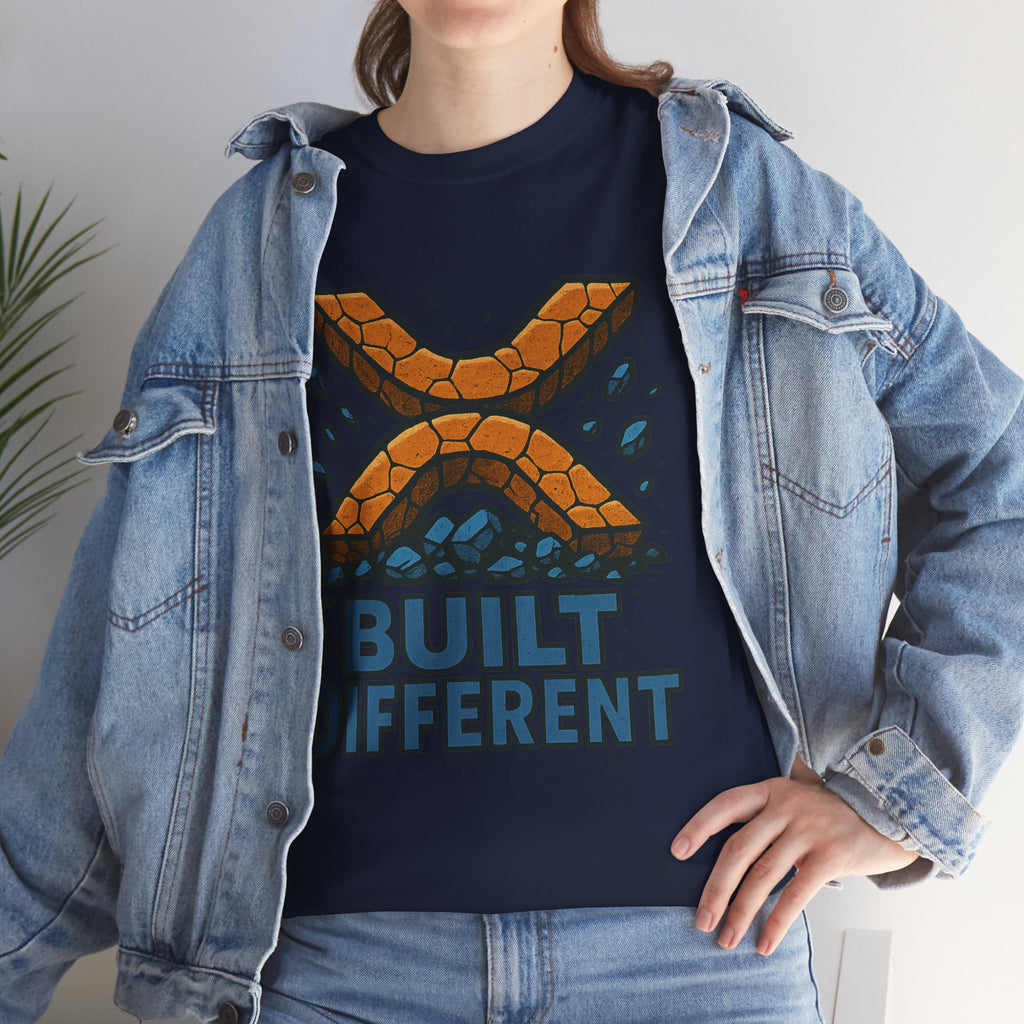 Built Different T-Shirt — Rugged Crypto X Design Tee