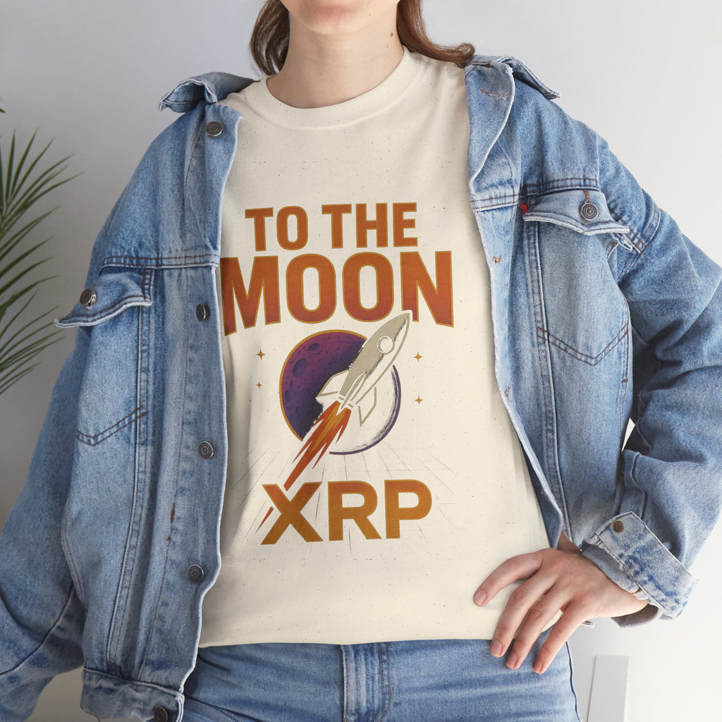 XRP To The Moon Tee — Cryptocurrency Investor Rocket Shirt