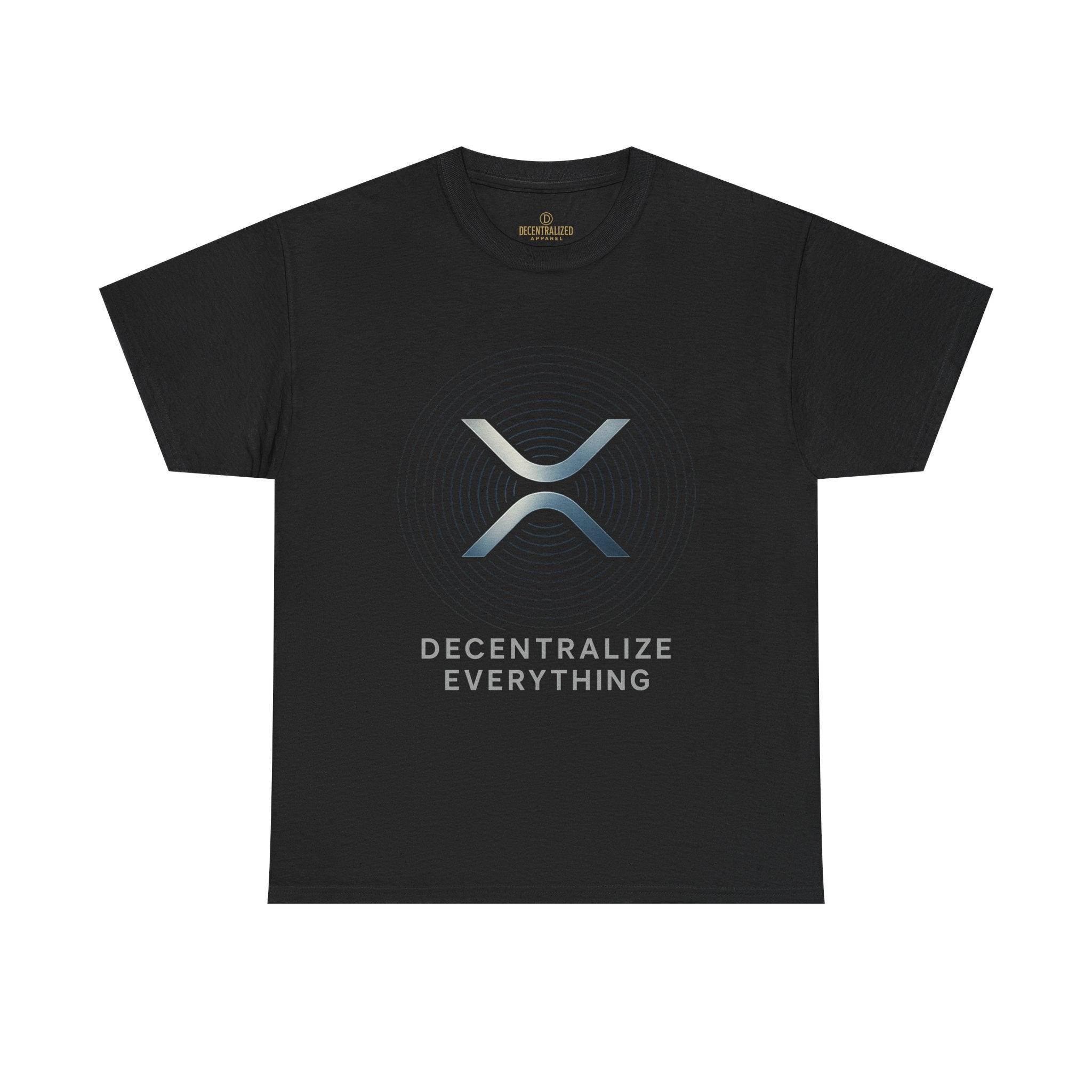 XRP 'Decentralize Everything' Tee - Crypto Logo T-Shirt