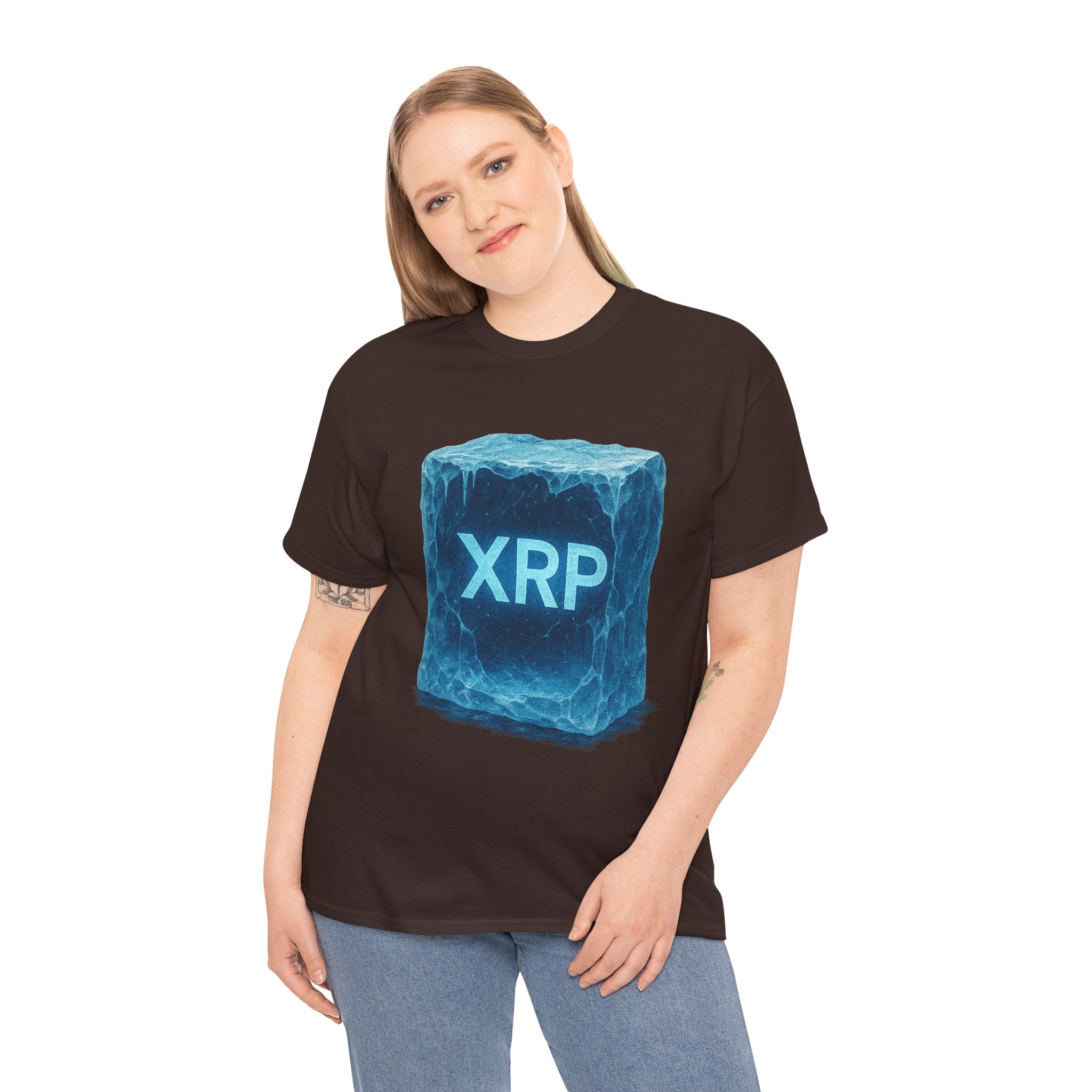 XRP Ice Block Tee — Crypto Ripple Logo T-Shirt