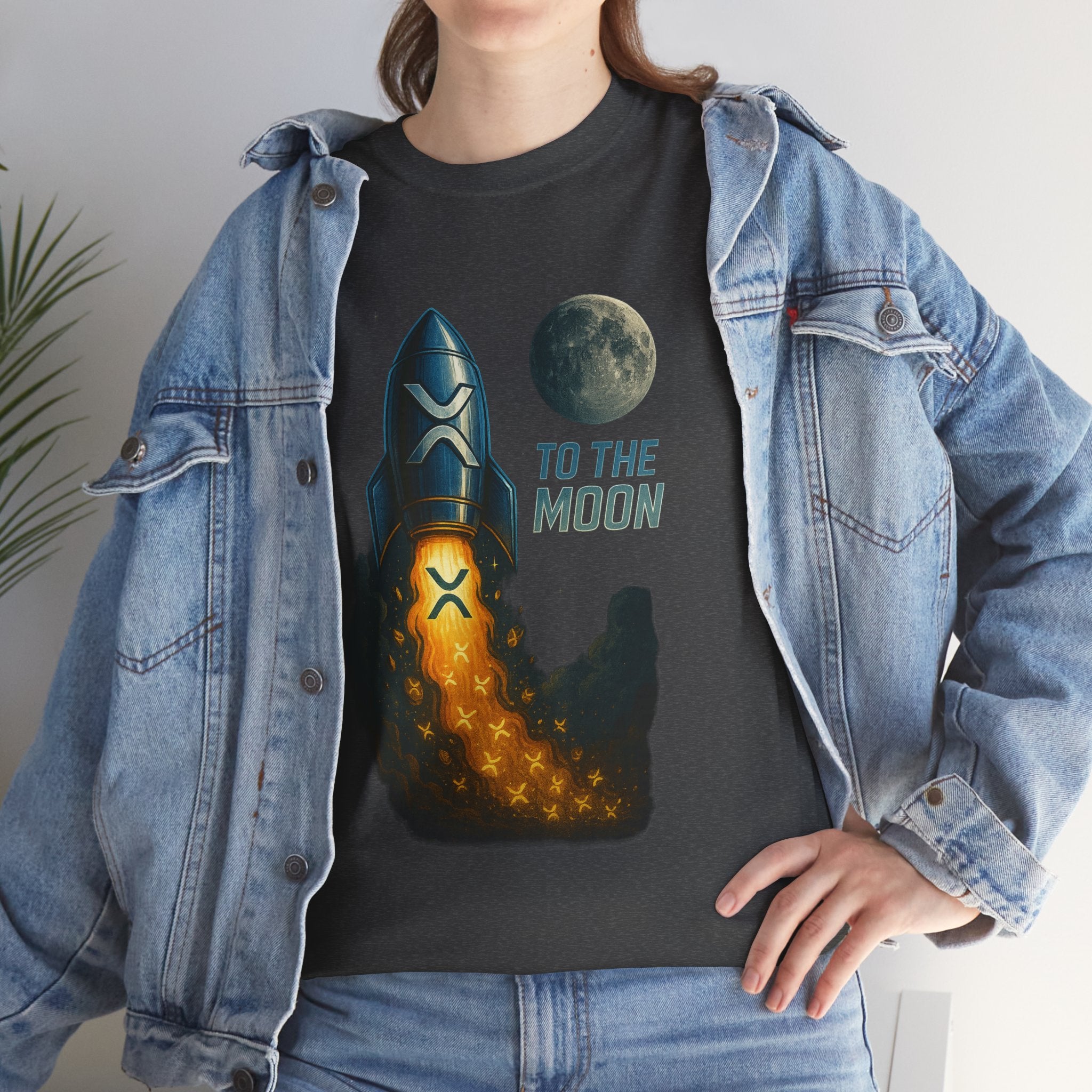 Rocket 'To the Moon' T-Shirt - Space Exploration Graphic Tee