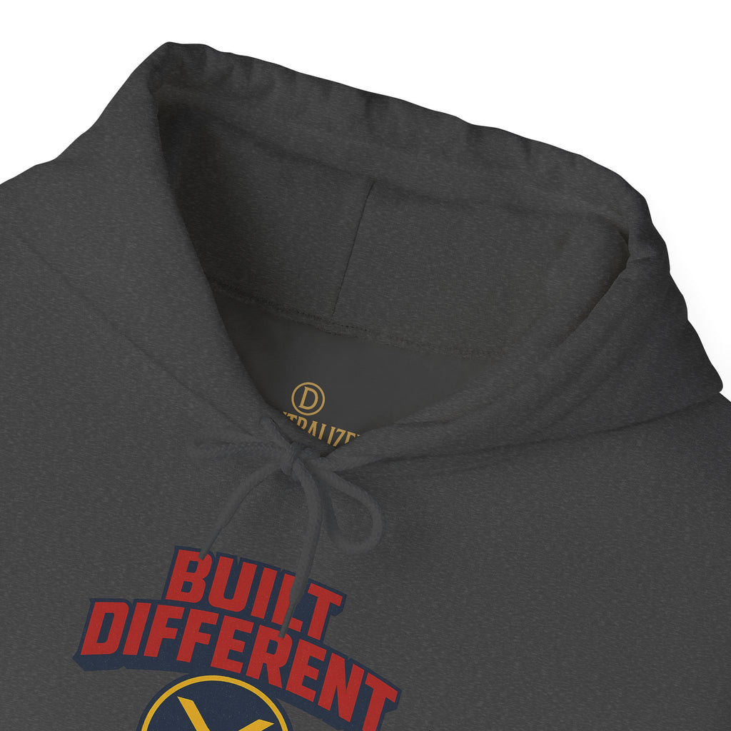 Hoodie - "Built Different Since 2012" Retro Athletic Pullover