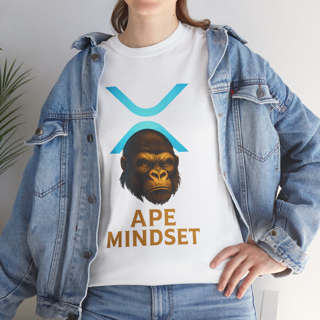 Ape Mindset T-Shirt — Crypto XRP Ape Graphic Tee