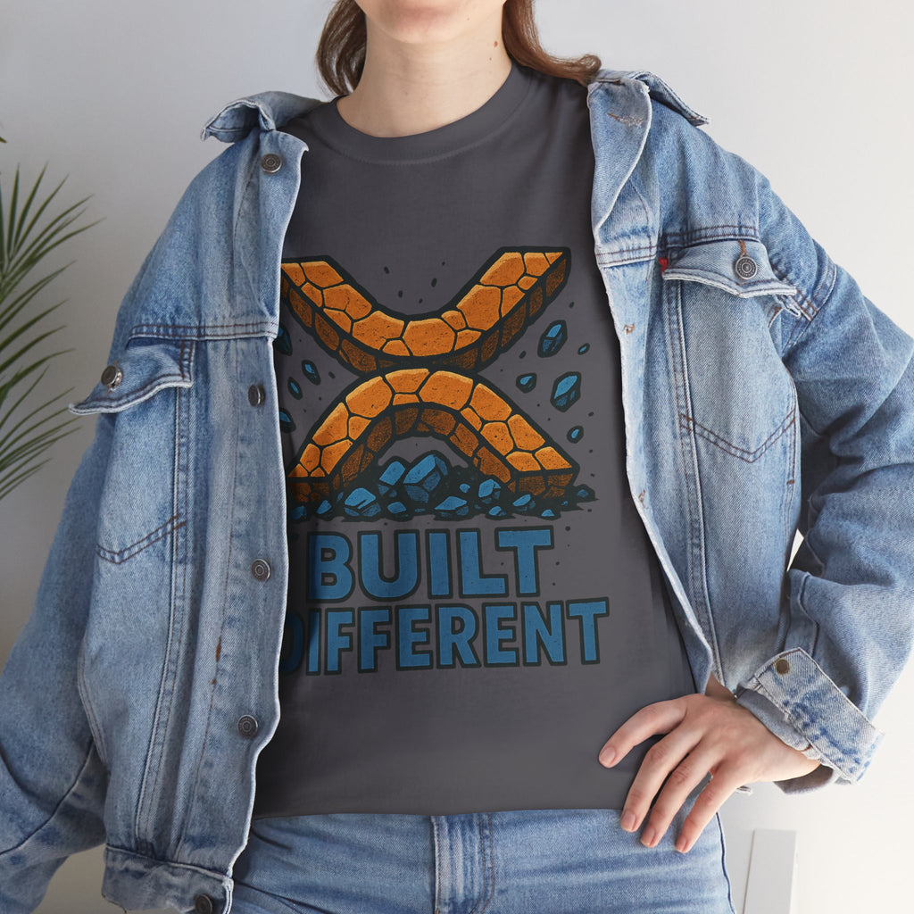 Built Different T-Shirt — Rugged Crypto X Design Tee