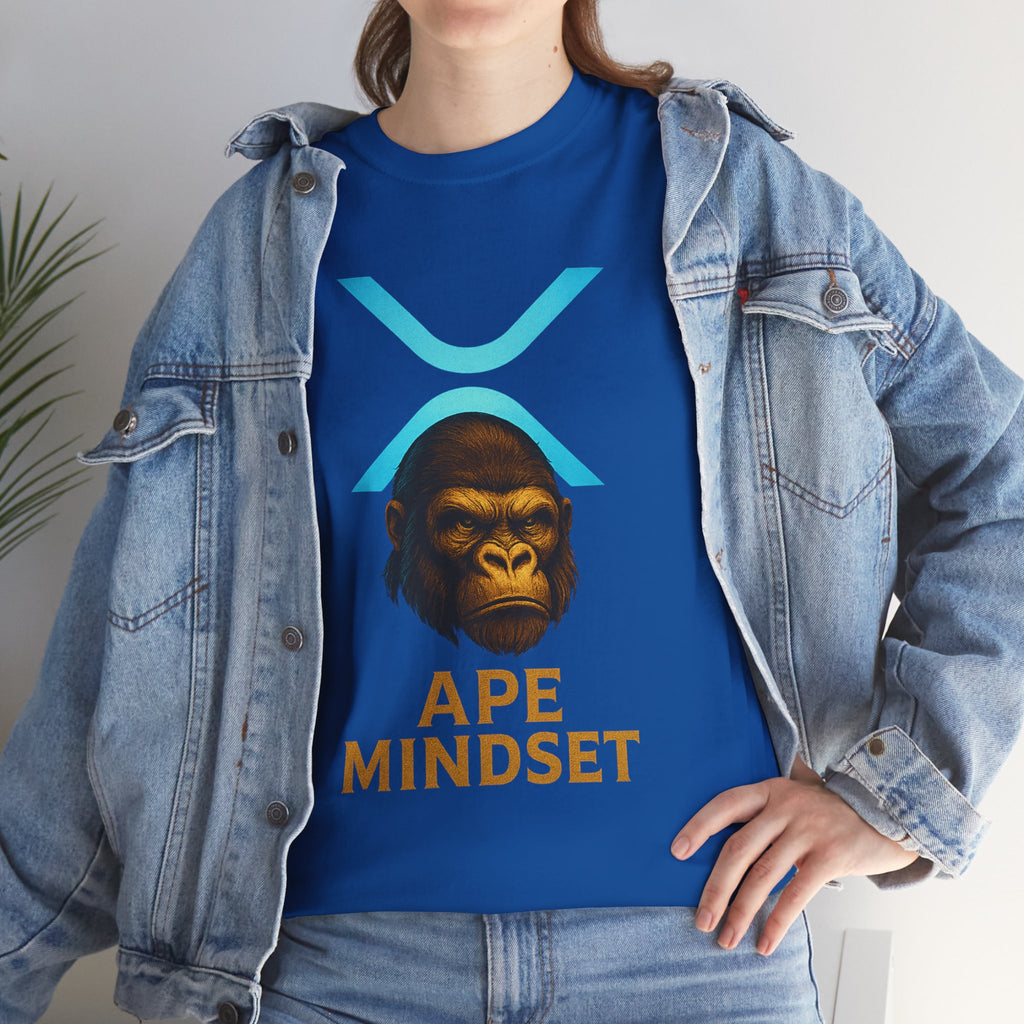 Ape Mindset T-Shirt — Crypto XRP Ape Graphic Tee