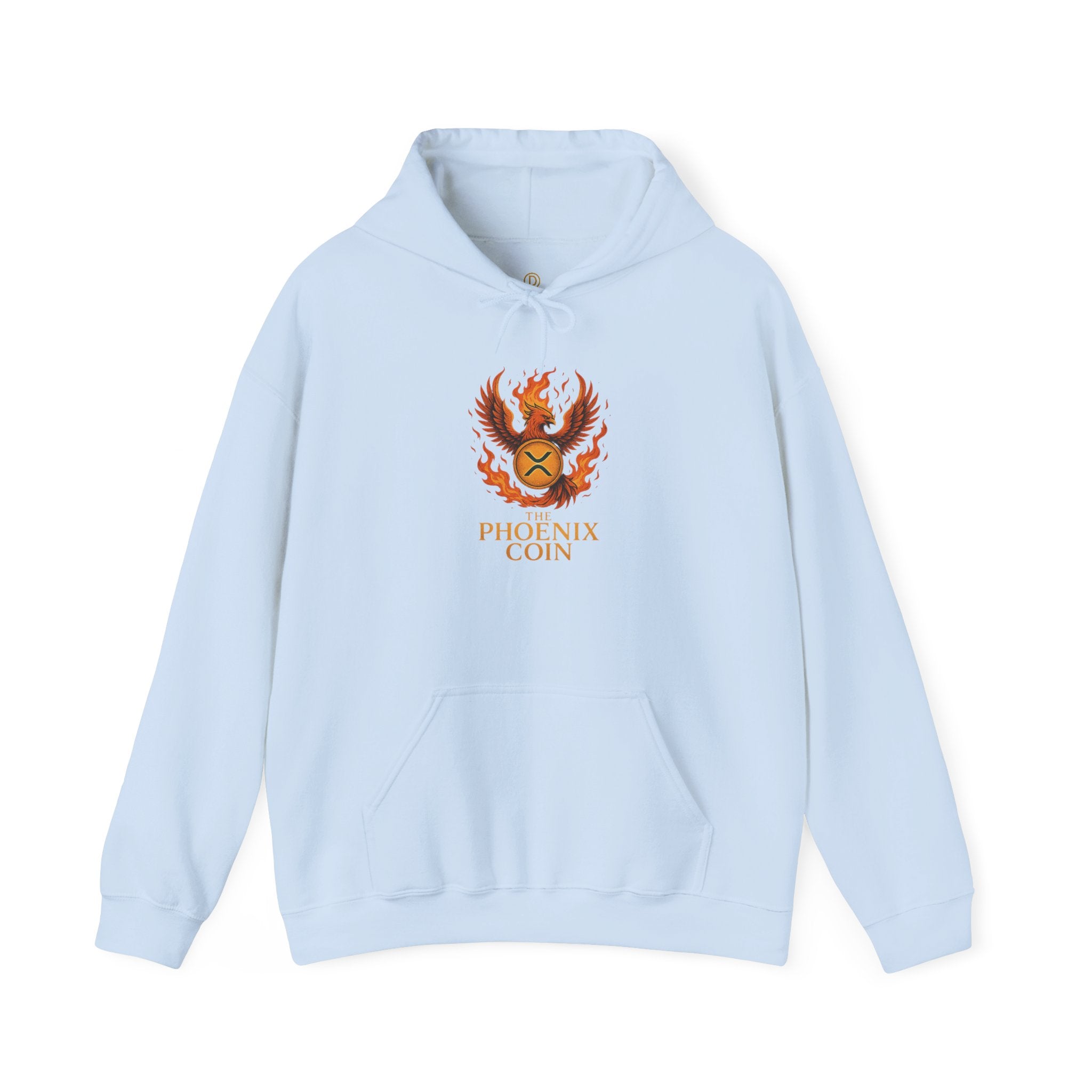 Phoenix Coin Hoodie — Fiery Phoenix Crest Sweatshirt