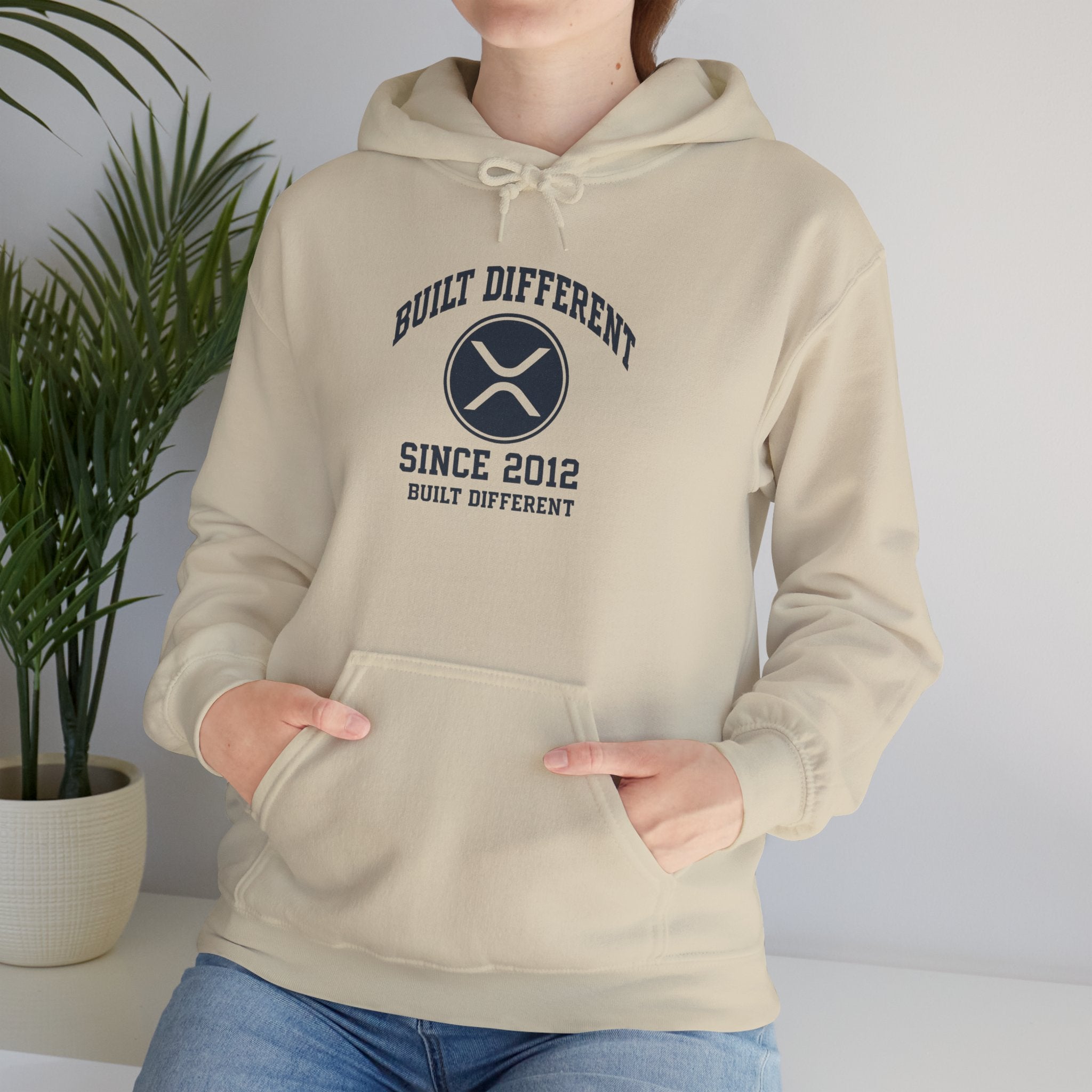 Built Different Hoodie - "Built Different Since 2012" Retro Logo Pullover