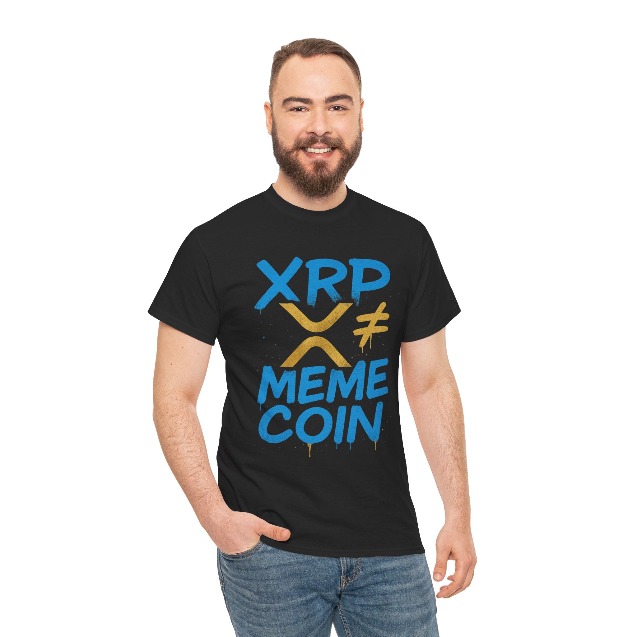 XRP ≠ Meme Coin T‑Shirt — Crypto Advocate Graphic Tee