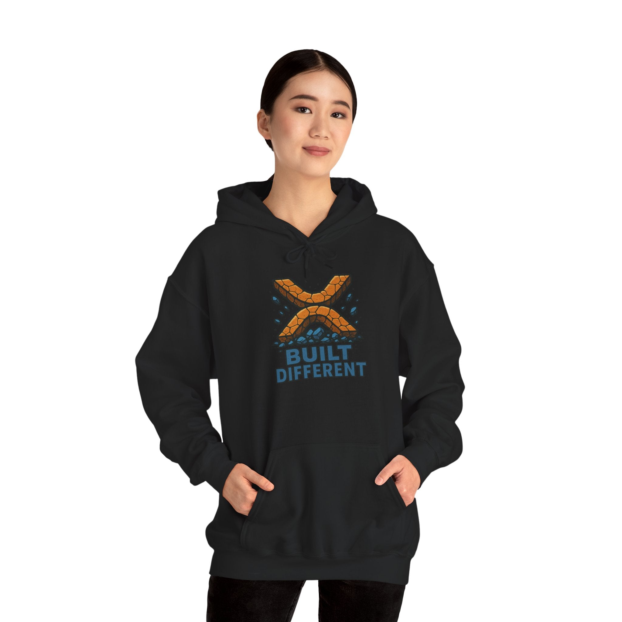 Built Different Hoodie — Retro Surf X Graphic Pullover
