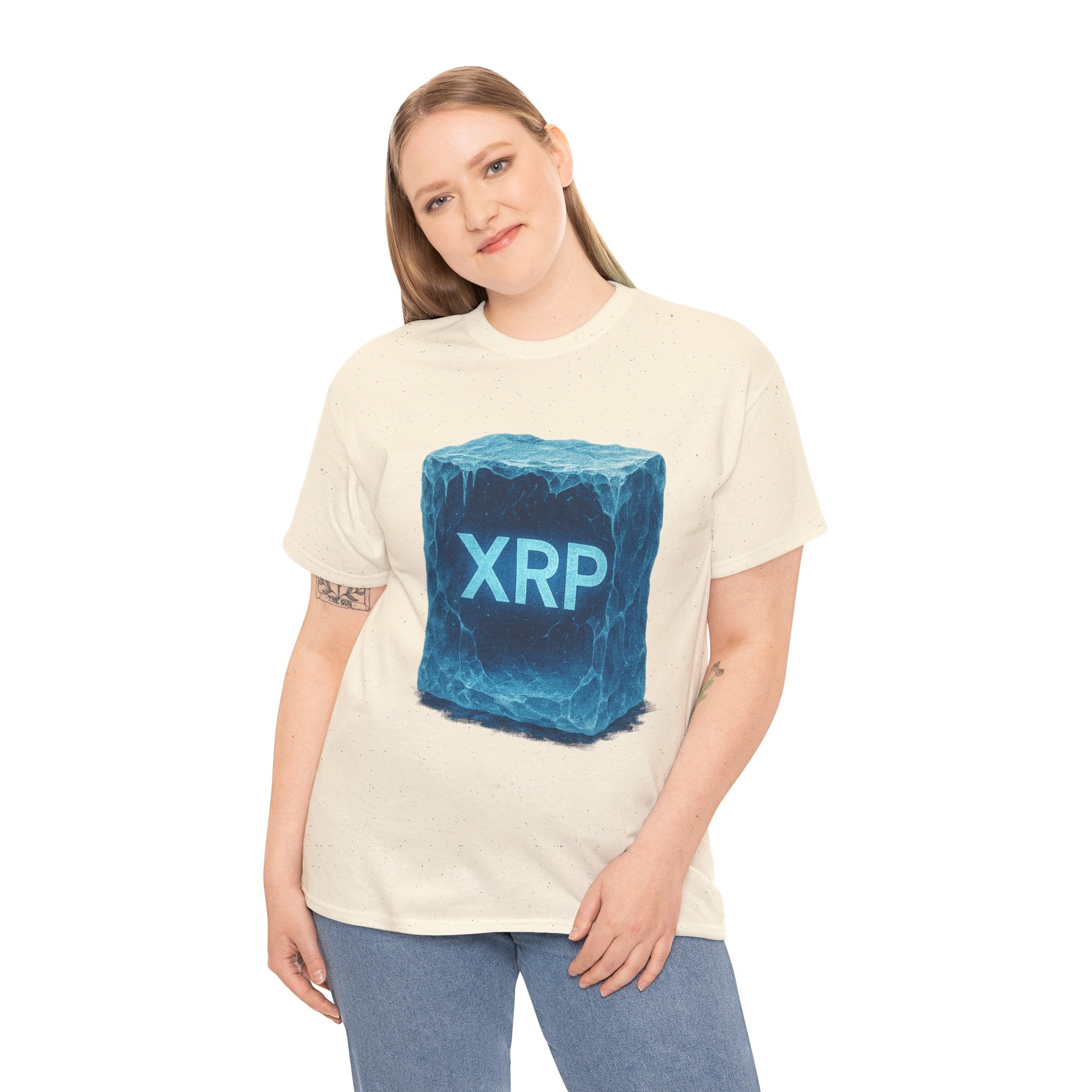 XRP Ice Block Tee — Crypto Ripple Logo T-Shirt