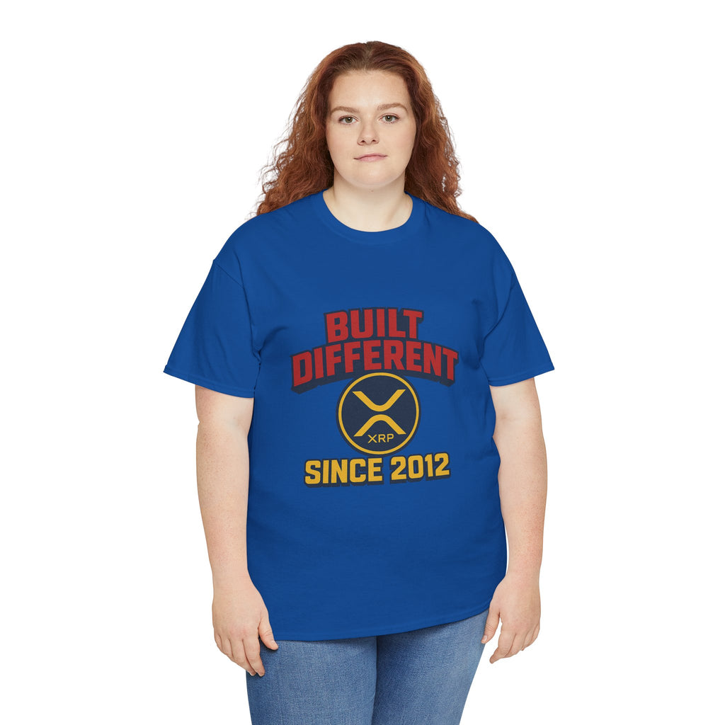 Built Different Since 2012 T-Shirt – Retro XRP Logo Tee
