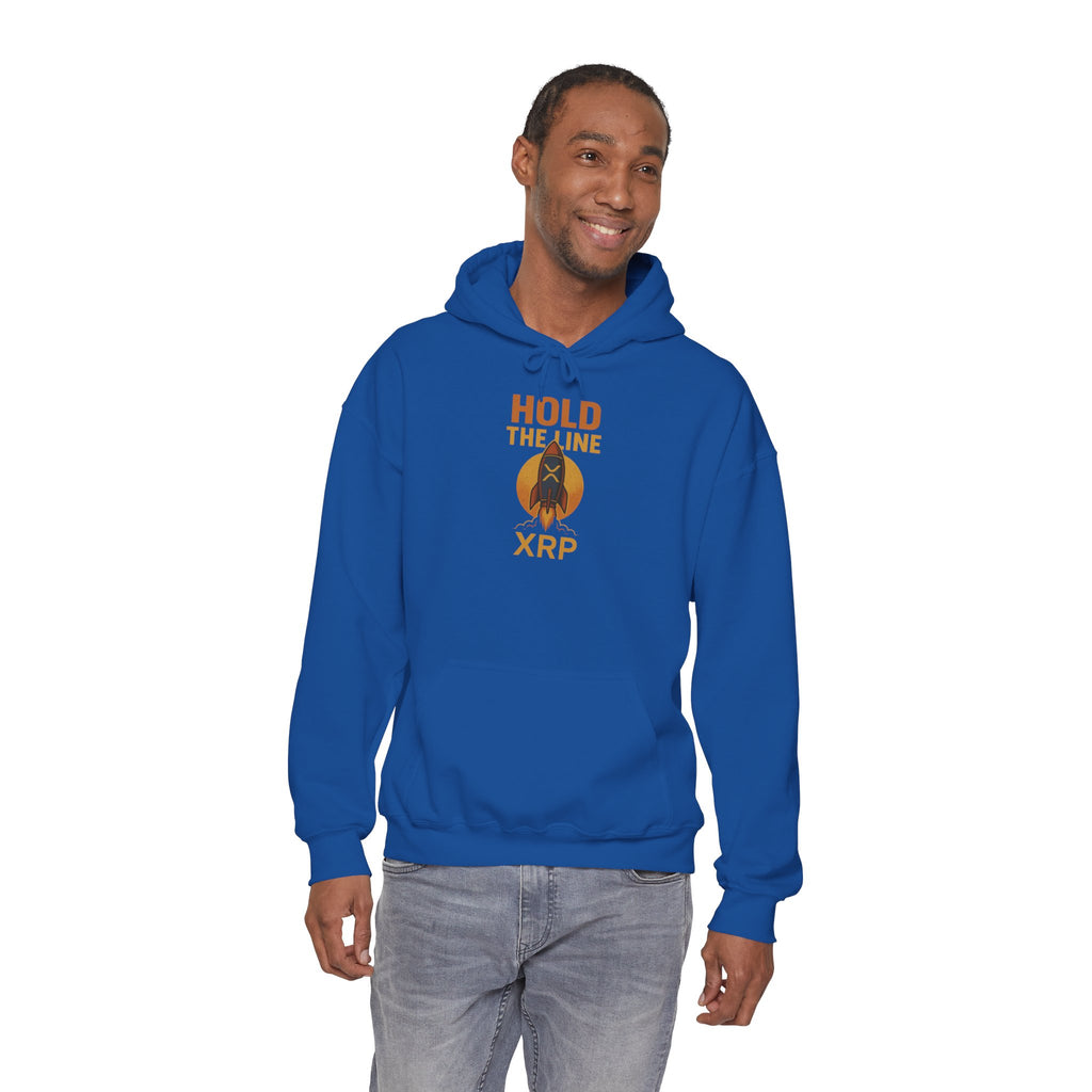 XRP 'Hold the Line' Hoodie — Crypto Supporter Sweatshirt