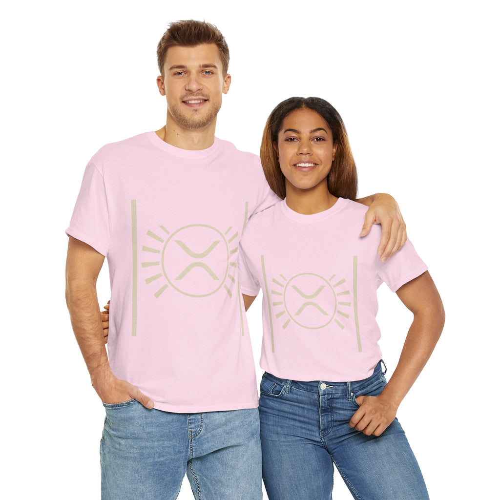 XRP Sun Logo T‑Shirt — Minimal Crypto Ripple Tee