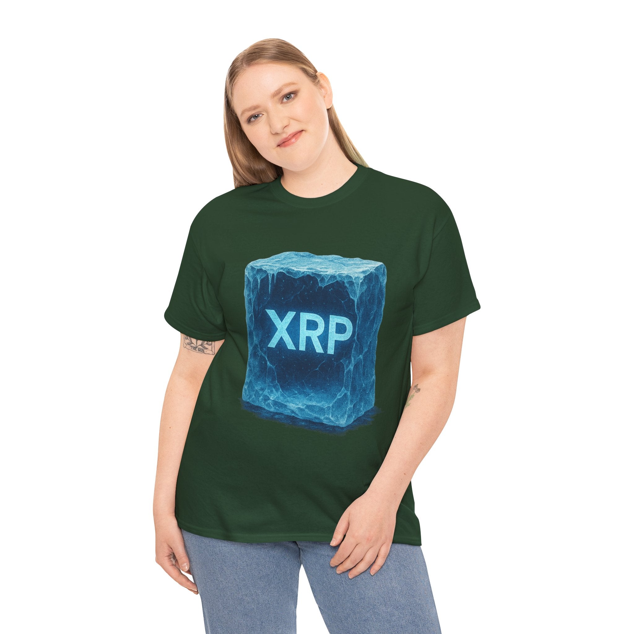 XRP Ice Block Tee — Crypto Ripple Logo T-Shirt