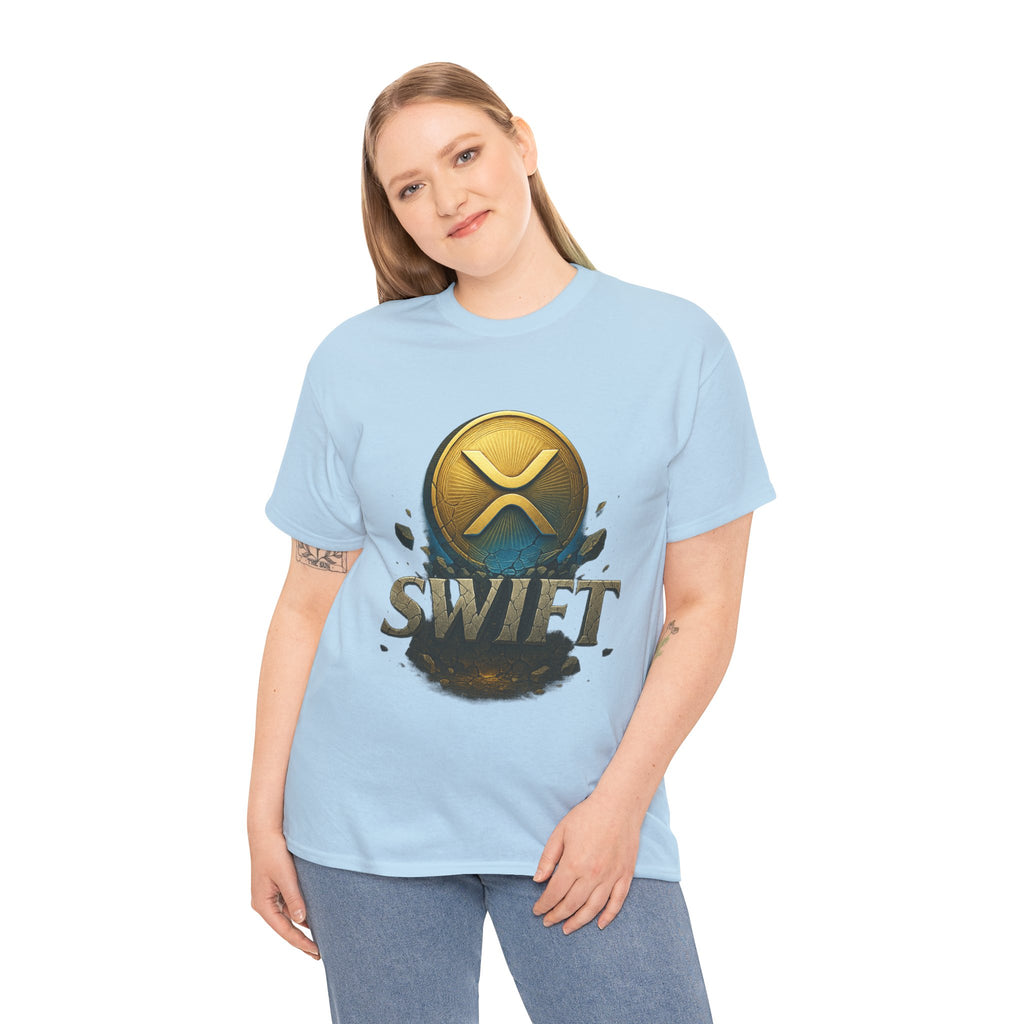 XRP Swift Cryptocurrency T‑Shirt — Ripple Coin Logo Graphic Tee