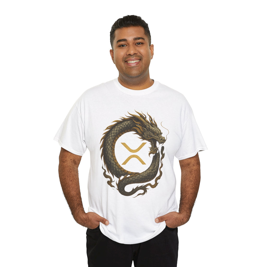 Dragon XRP Logo T-Shirt — Crypto XRP Circle Dragon Graphic Tee