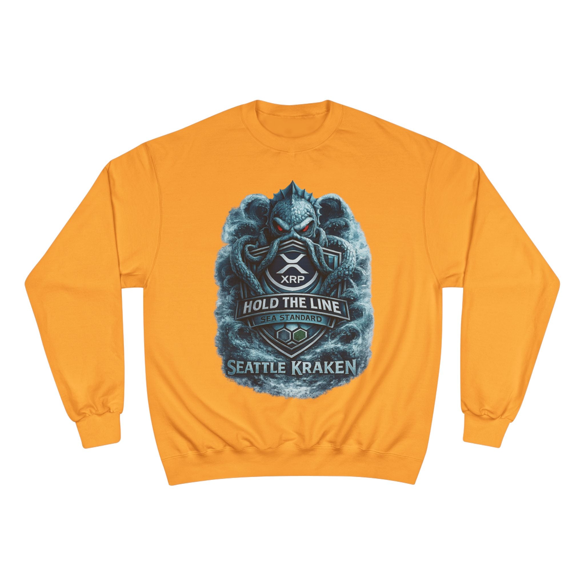 Seattle Kraken Sweatshirt — "Hold The Line" Nautical Graphic Crewneck