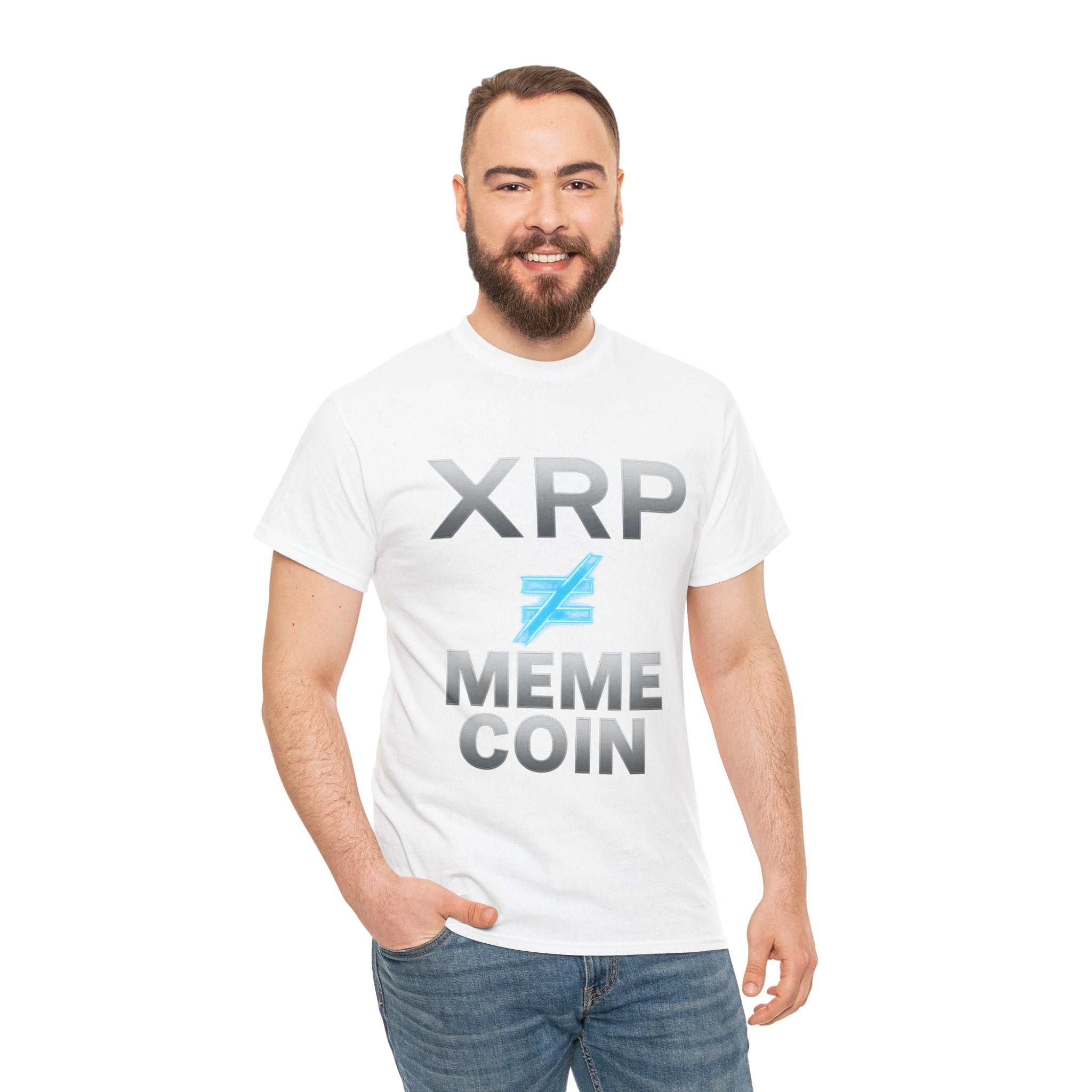 XRP ≠ Meme Coin T-Shirt — Crypto Investor Statement Tee