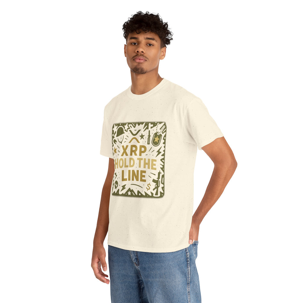 T-Shirt — XRP Hold The Line Crypto Graphic Tee