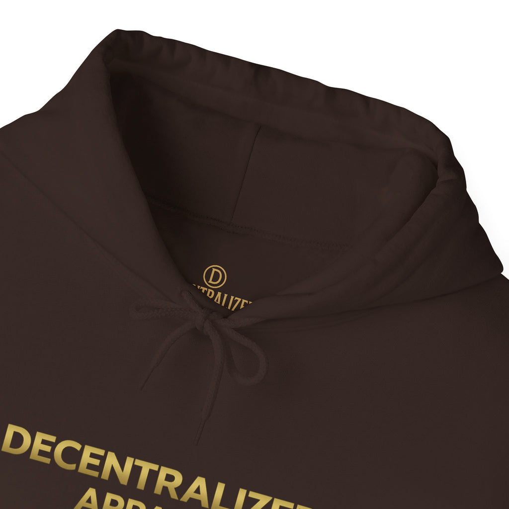 Decentralized Apparel Hoodie — Minimalist Crypto-Inspired White Pullover