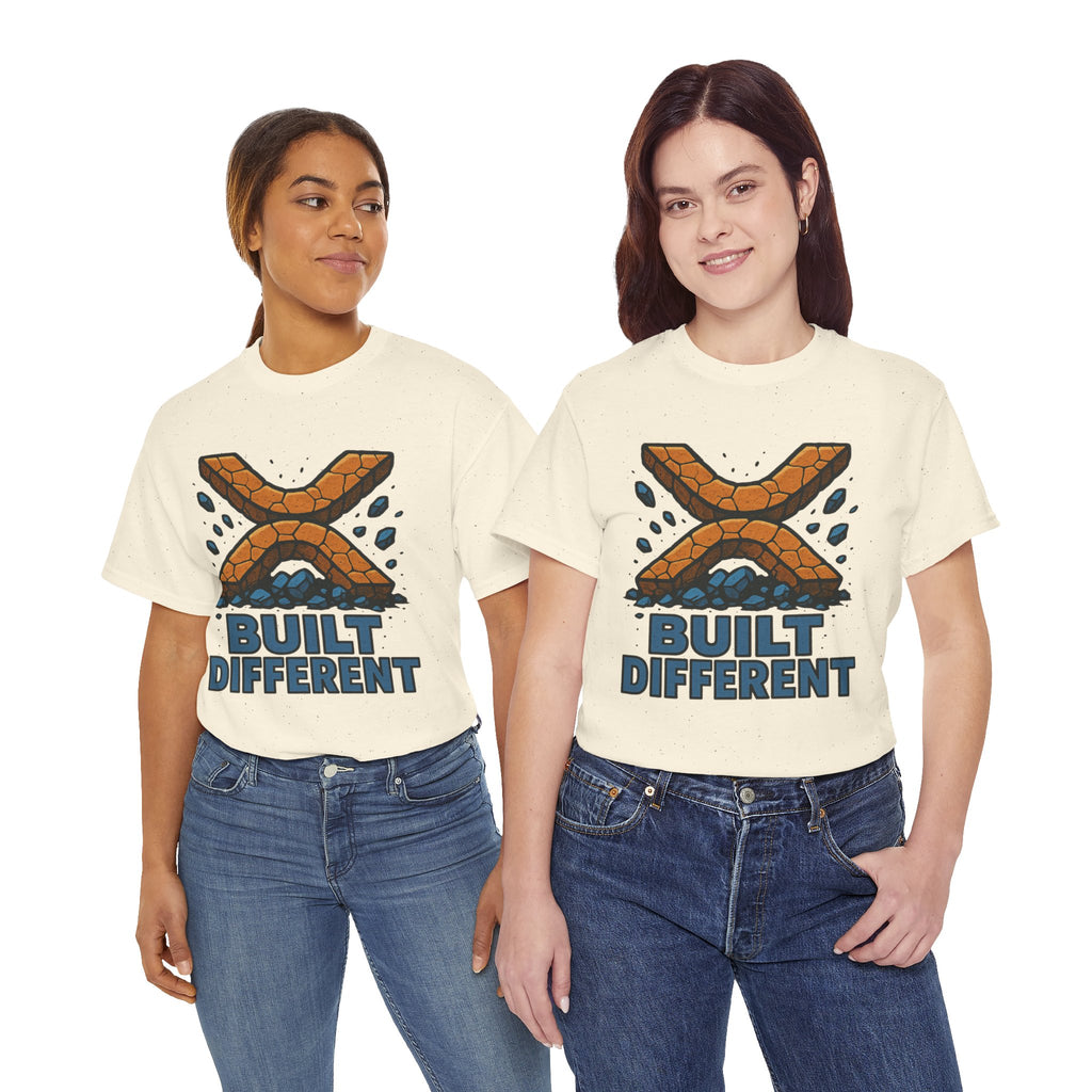 Built Different T-Shirt — Rugged Crypto X Design Tee