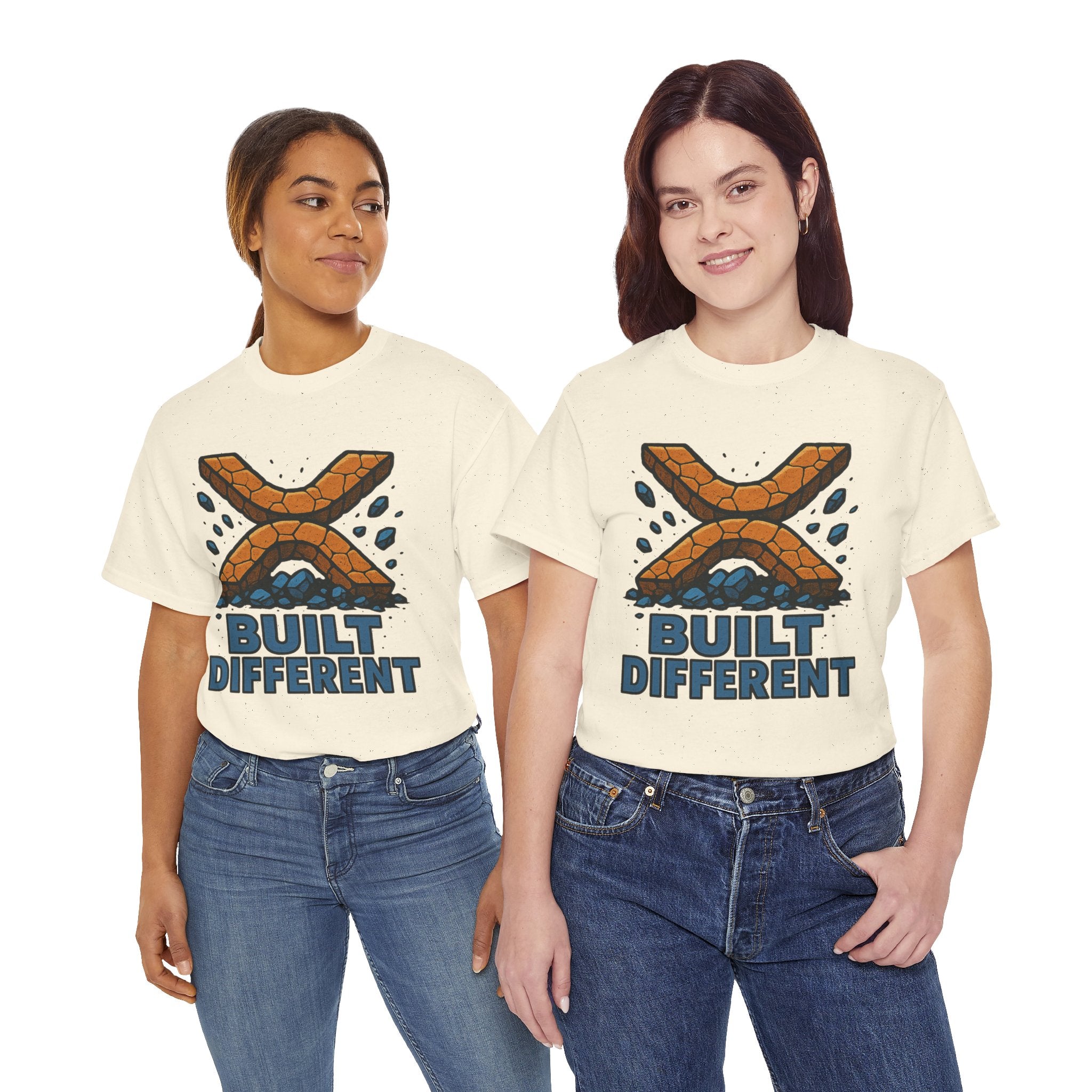Built Different T-Shirt — Rugged Crypto X Design Tee