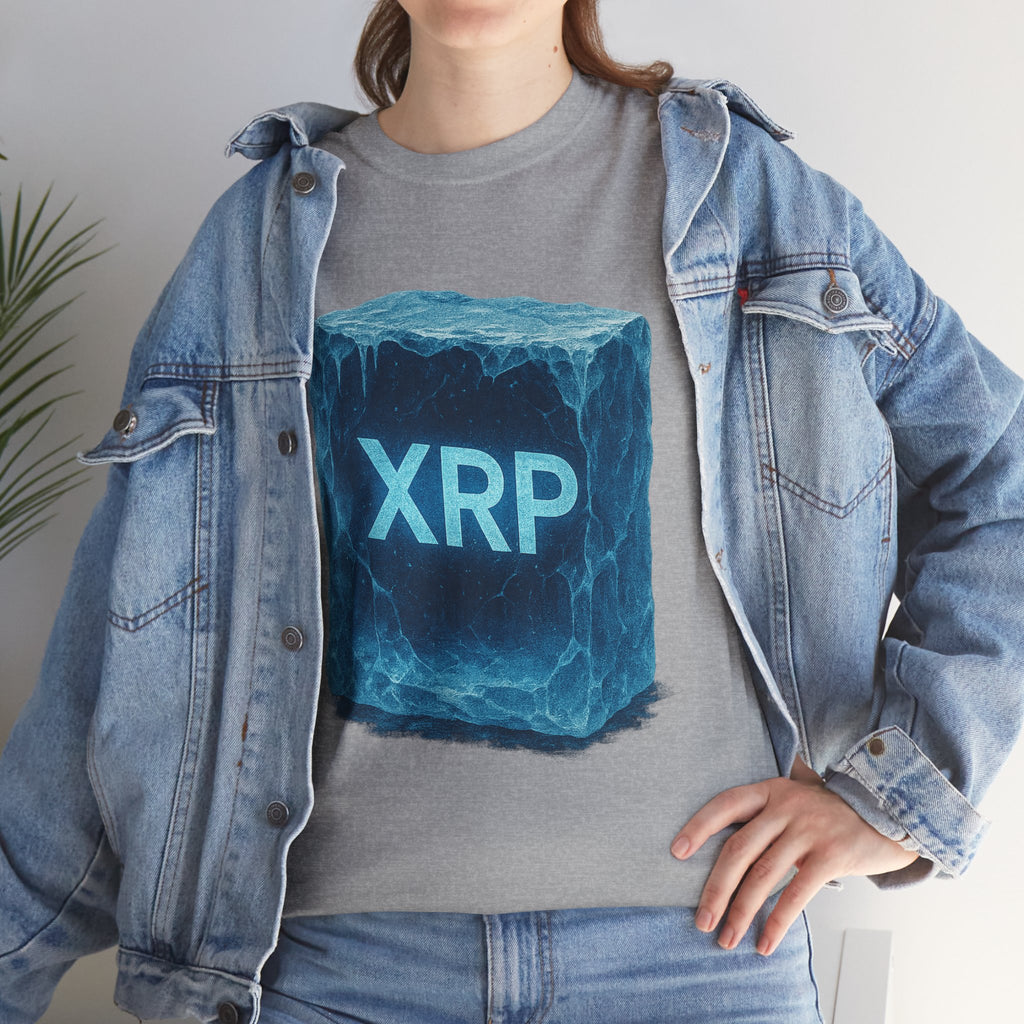 XRP Ice Block Tee — Crypto Ripple Logo T-Shirt
