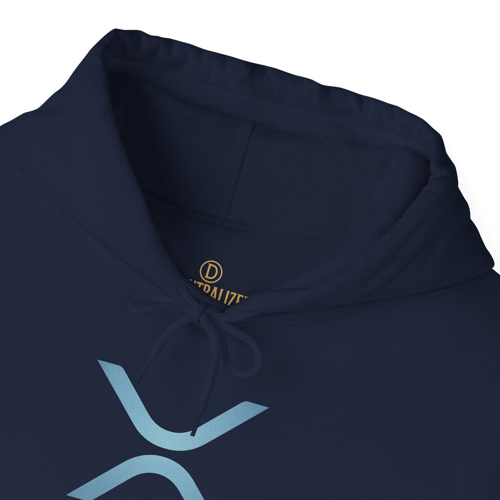 XRP Logo Hoodie – "In Flow We Trust" Crypto Sweatshirt