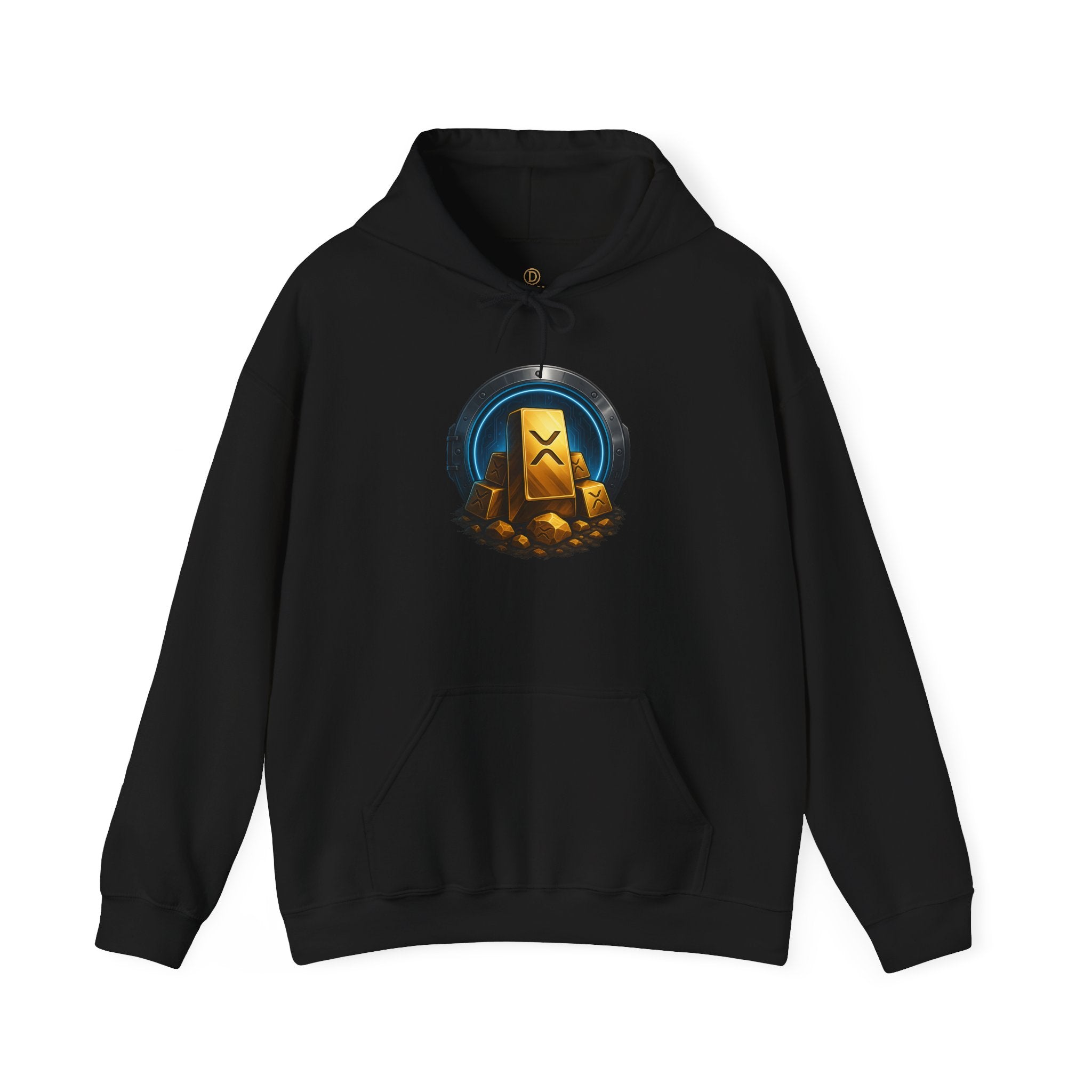 Gaming Treasure Hoodie — Gold Loot Chest Emblem