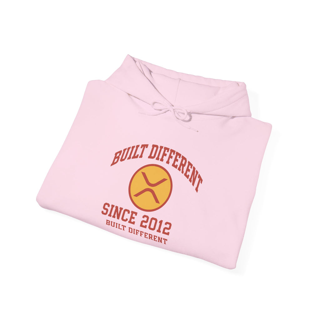 Built Different Hoodie — 'Built Different Since 2012' Retro Logo Hooded Sweatshirt