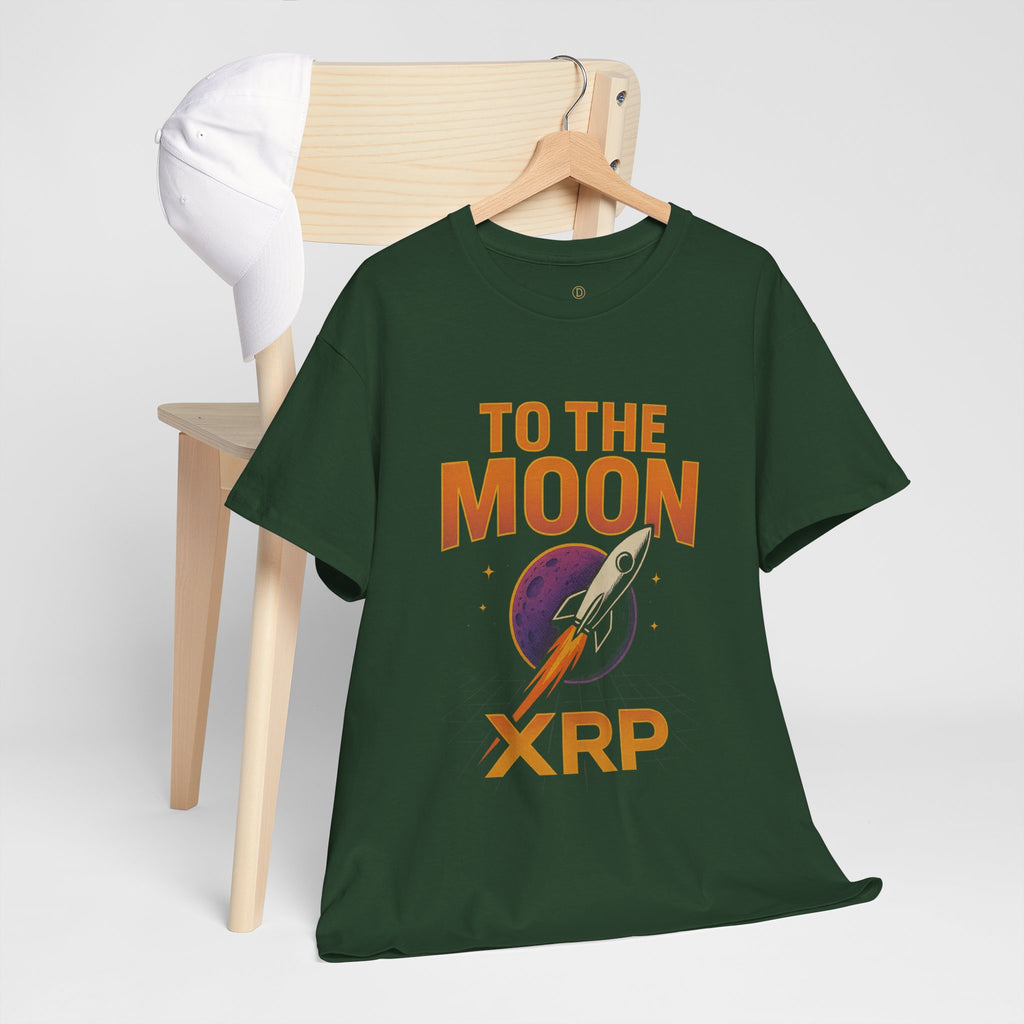 XRP To The Moon Tee — Cryptocurrency Investor Rocket Shirt
