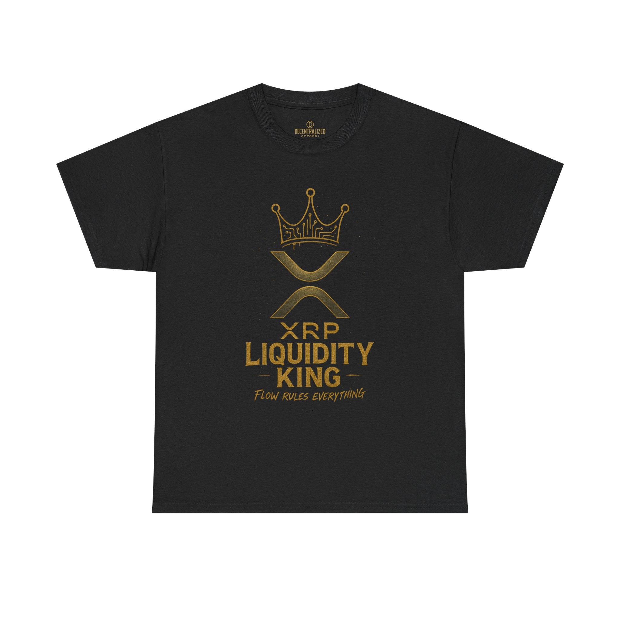XRP Liquidity King Tee — Crypto Crown T-Shirt