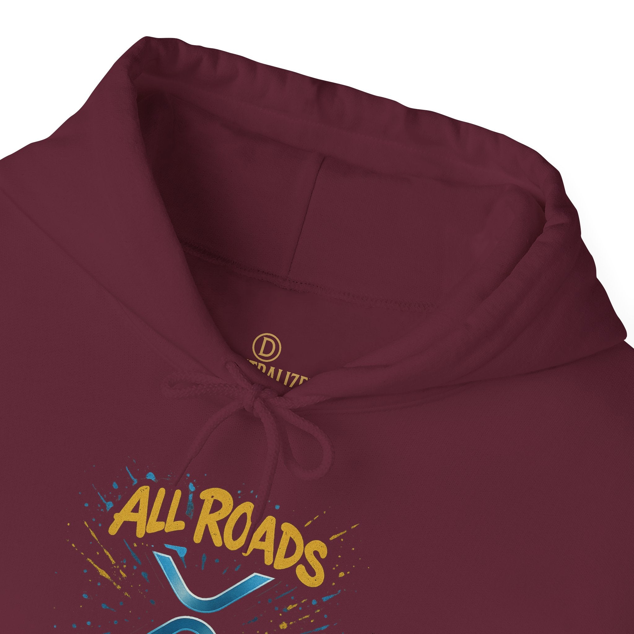 All Roads Lead to XRP Hoodie – Crypto Investor Pullover