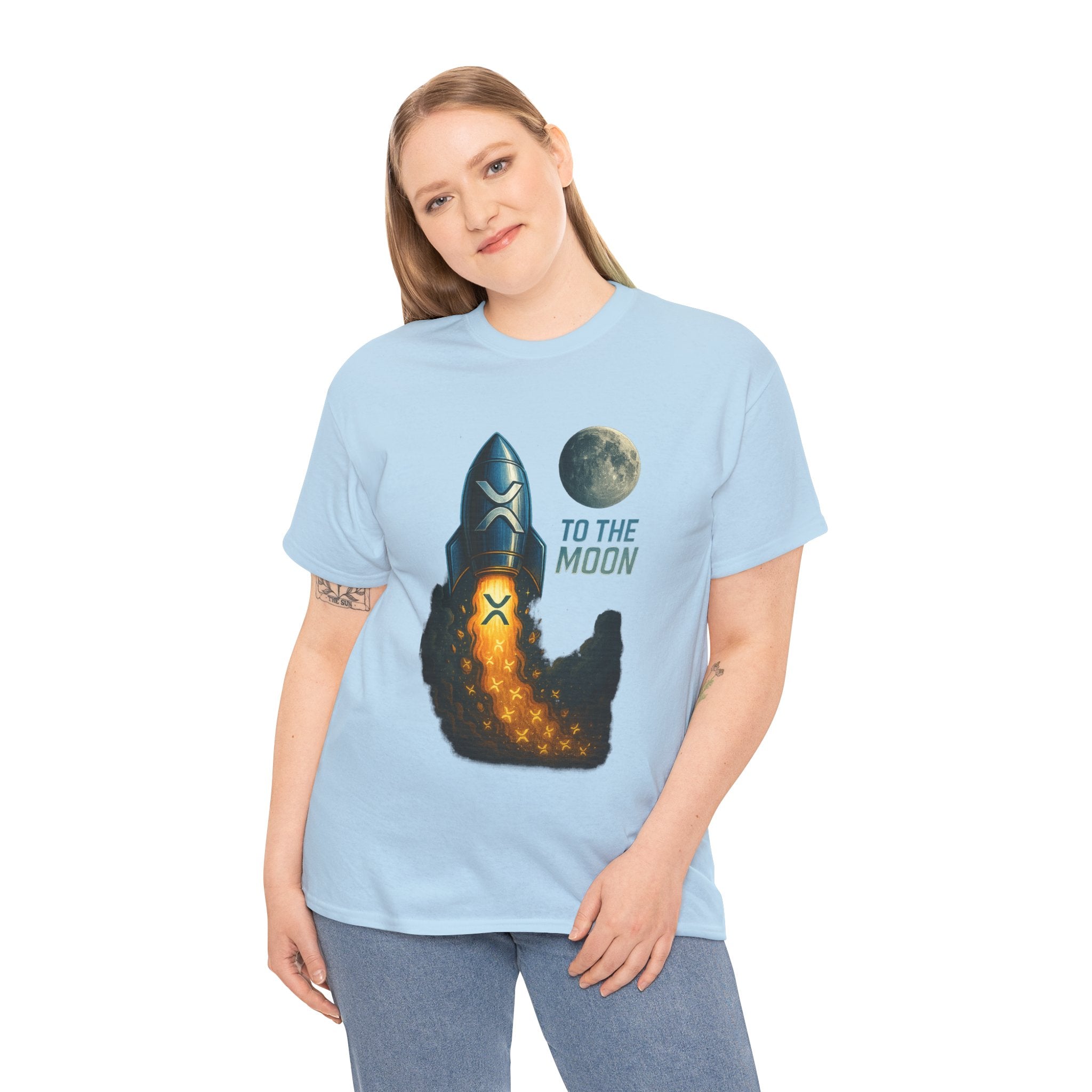 Rocket 'To the Moon' T-Shirt - Space Exploration Graphic Tee