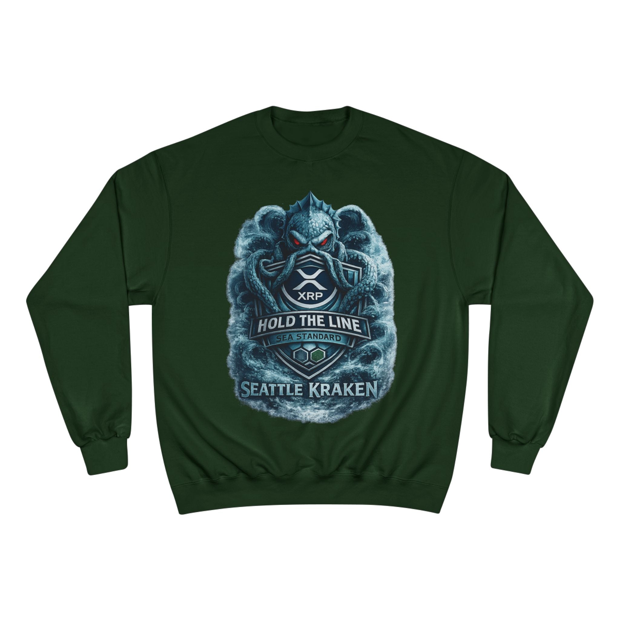 Seattle Kraken Sweatshirt — "Hold The Line" Nautical Graphic Crewneck