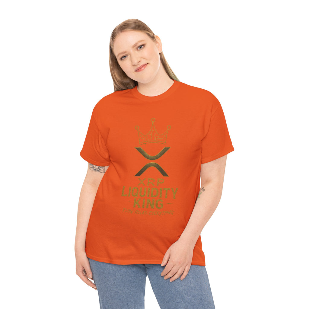 XRP Liquidity King Tee — Crypto Crown T-Shirt