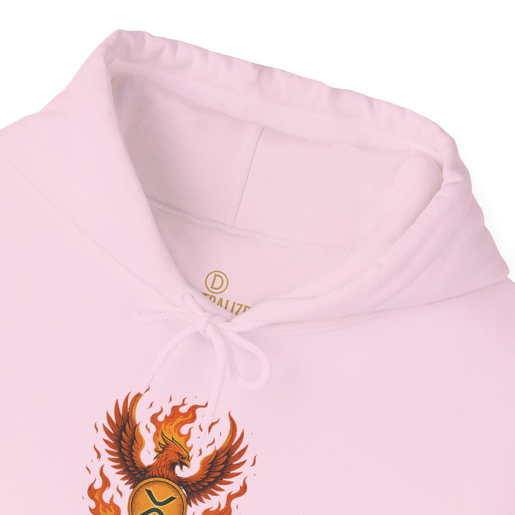 Phoenix Coin Hoodie — Fiery Phoenix Crest Sweatshirt