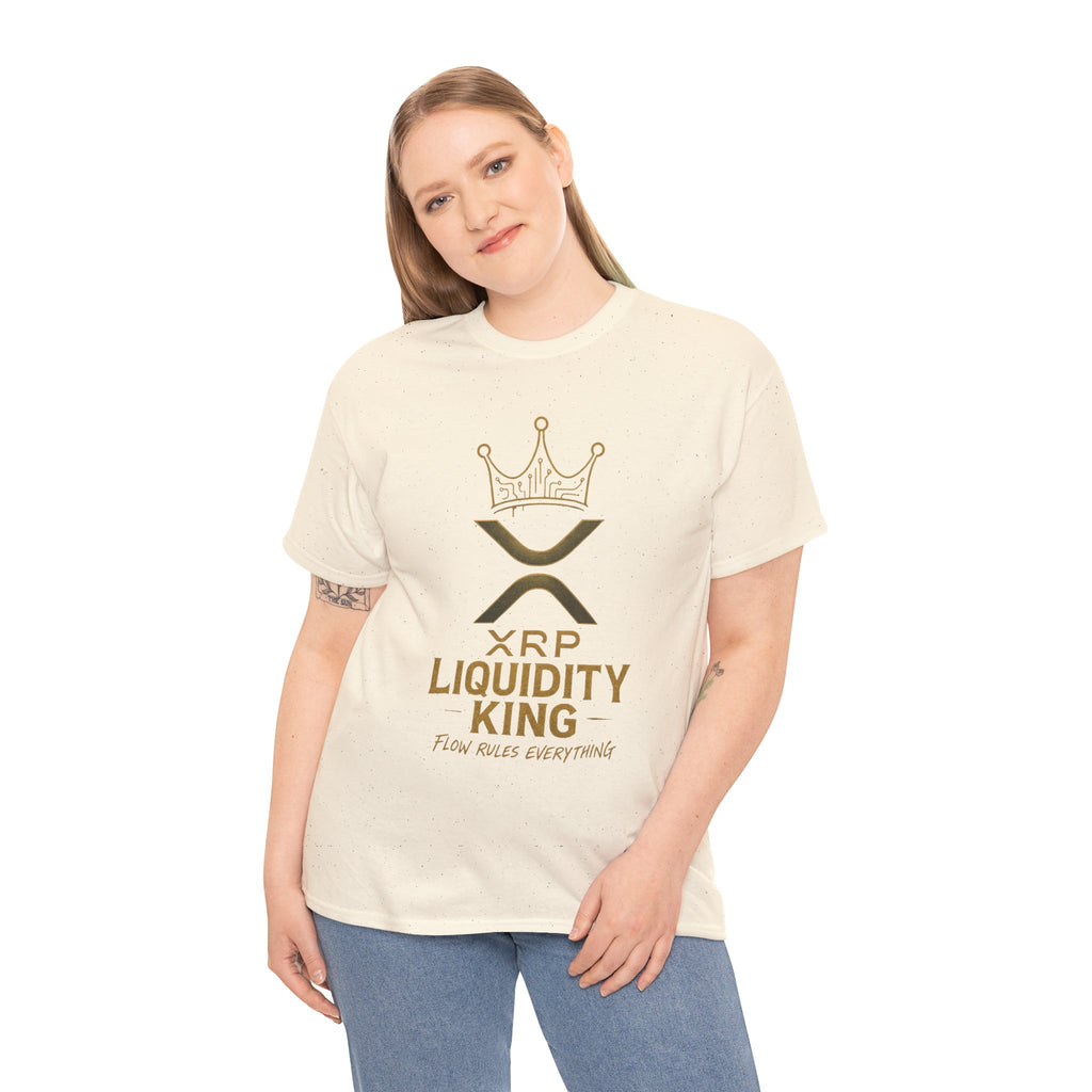 XRP Liquidity King Tee — Crypto Crown T-Shirt
