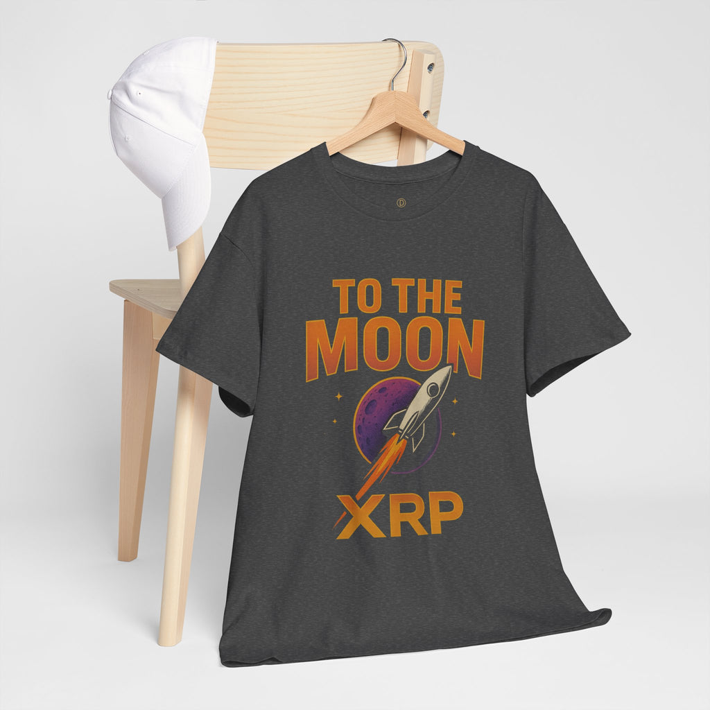 XRP To The Moon Tee — Cryptocurrency Investor Rocket Shirt