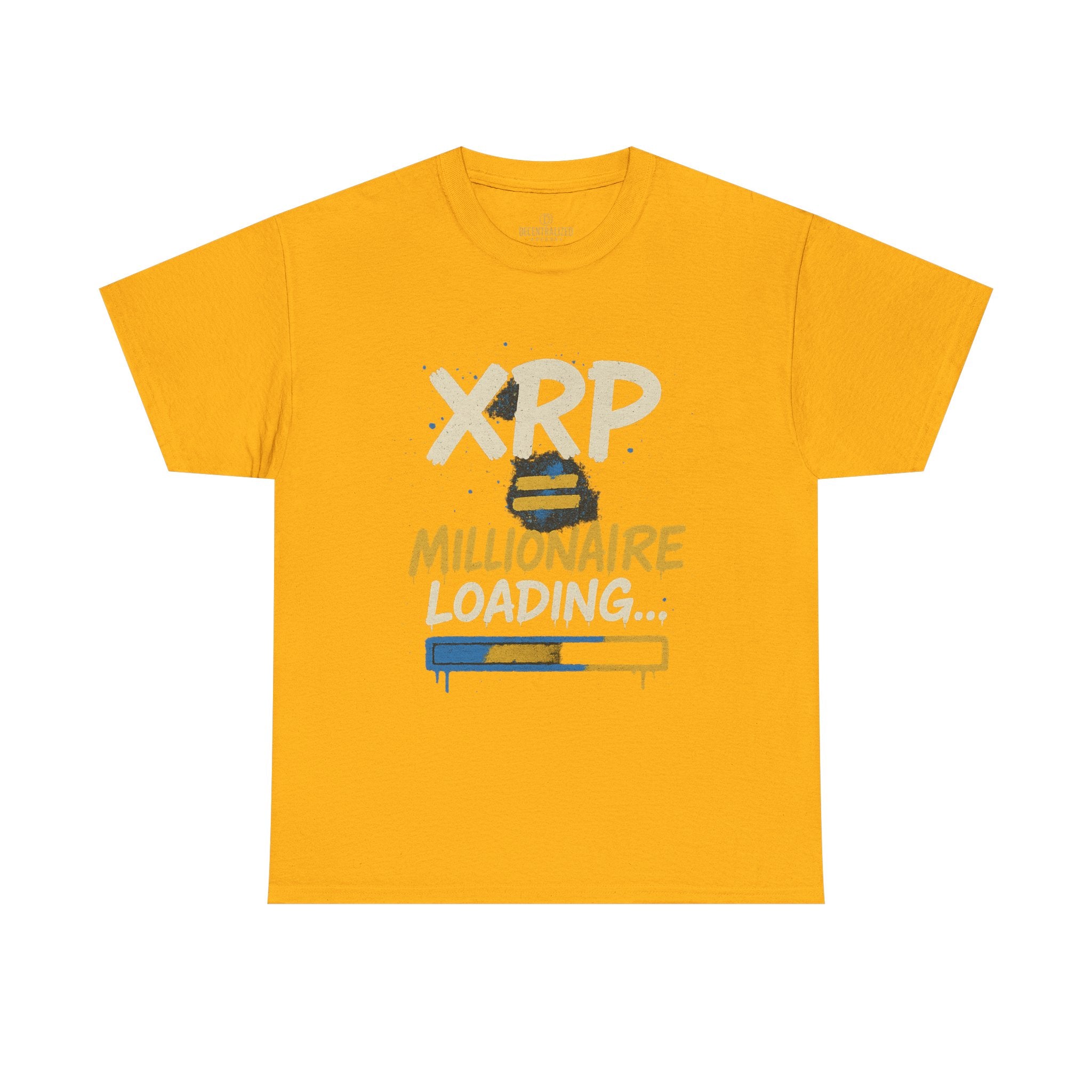 XRP Millionaire Loading T-Shirt — Crypto Investor Progress Tee