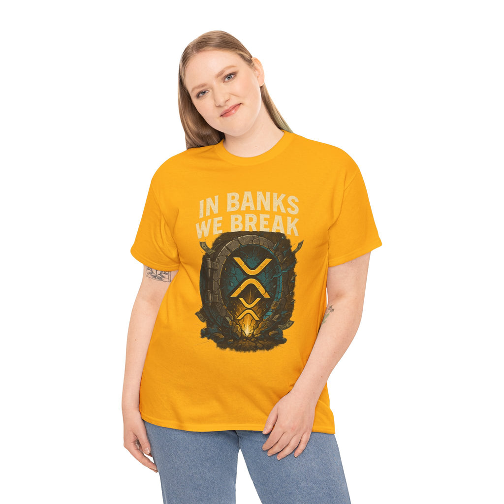 In Banks We Break XRP Crypto Graphic Tee