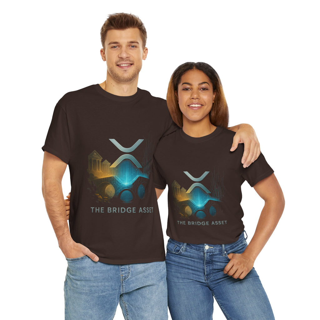 Ripple XRP Crypto Tee — 'The Bridge Asset' Logo T-Shirt