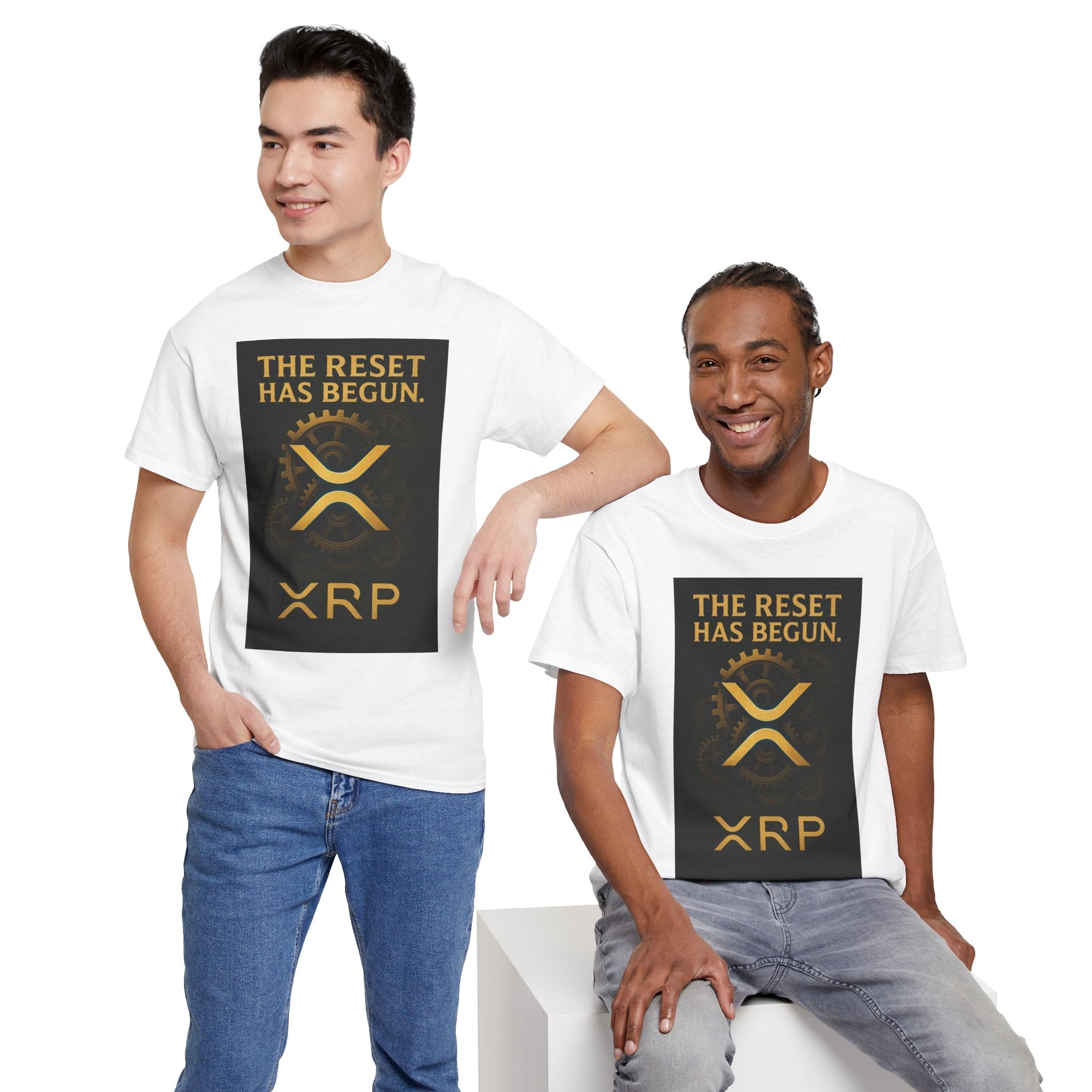 XRP Crypto Tee — "The Reset Has Begun" Bitcoin Alternative Shirt