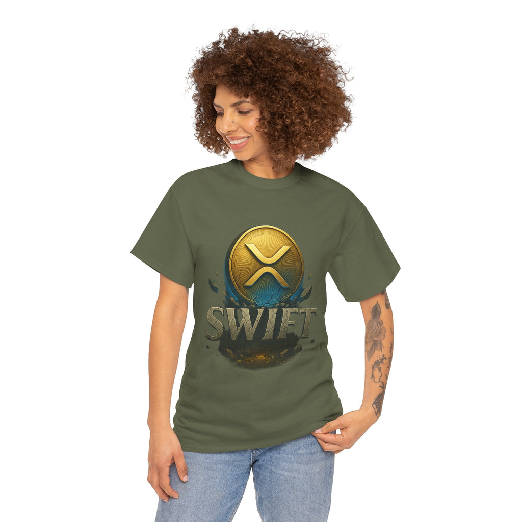XRP Swift Cryptocurrency T‑Shirt — Ripple Coin Logo Graphic Tee