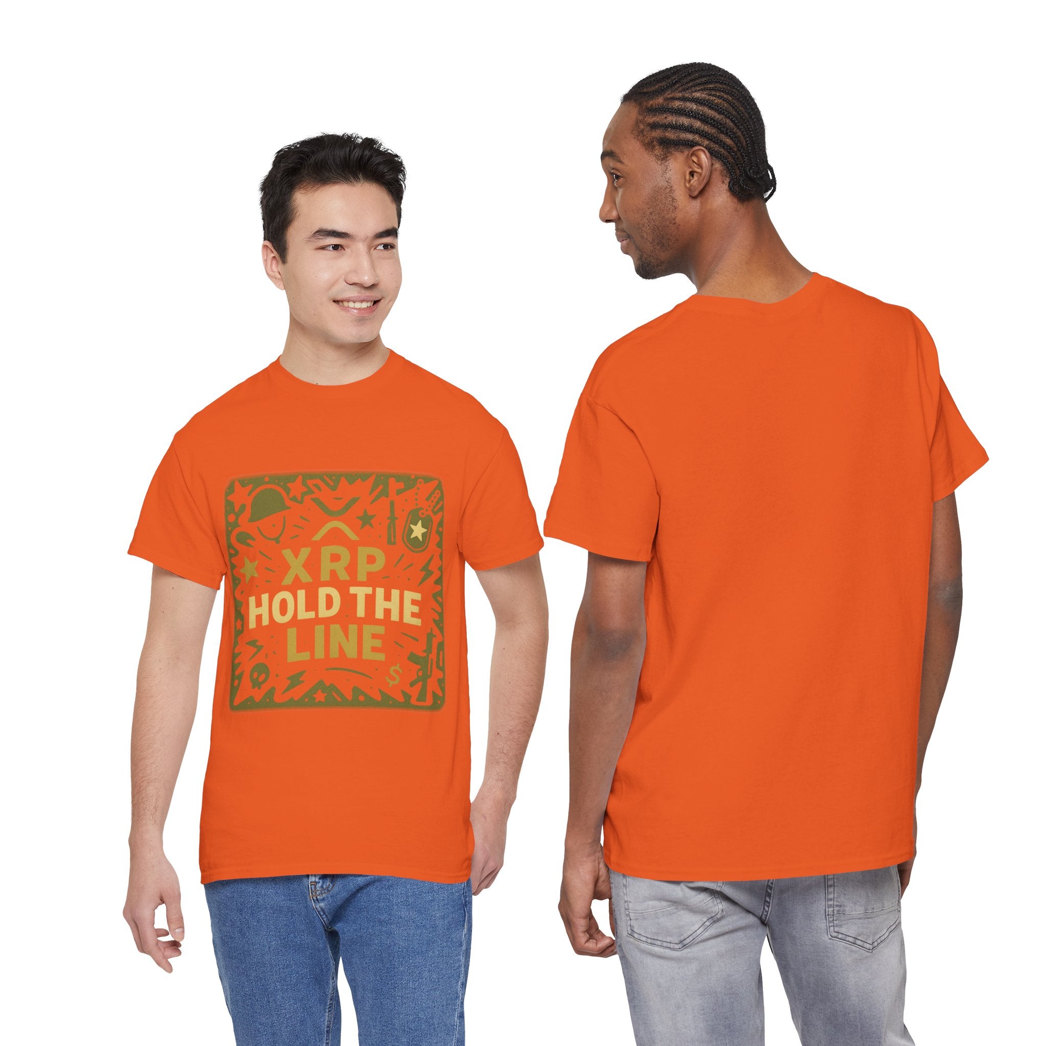 T-Shirt — XRP Hold The Line Crypto Graphic Tee