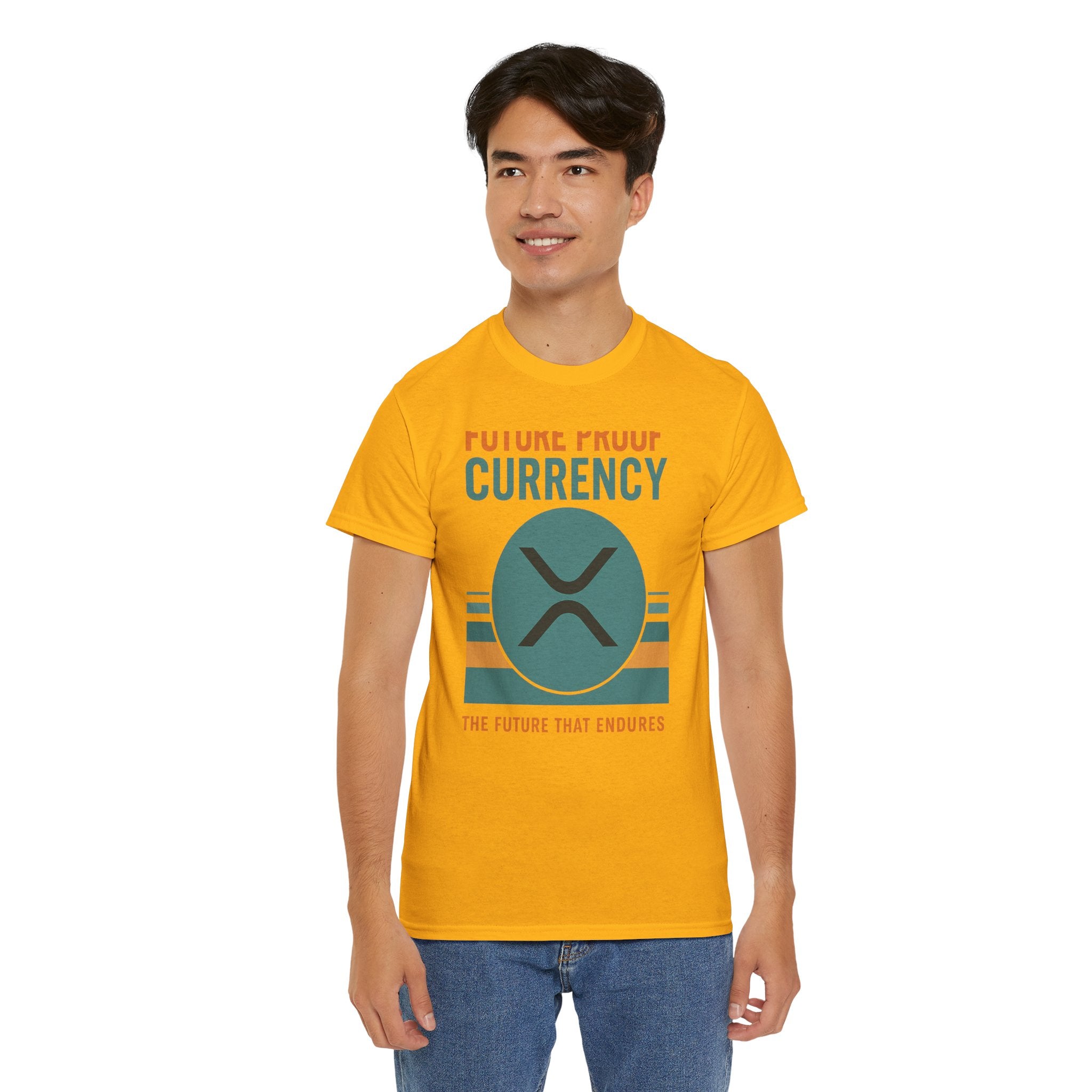 RIPPLE XRP 'Future Proof Currency' Graphic Tee — Crypto Retro Logo Shirt