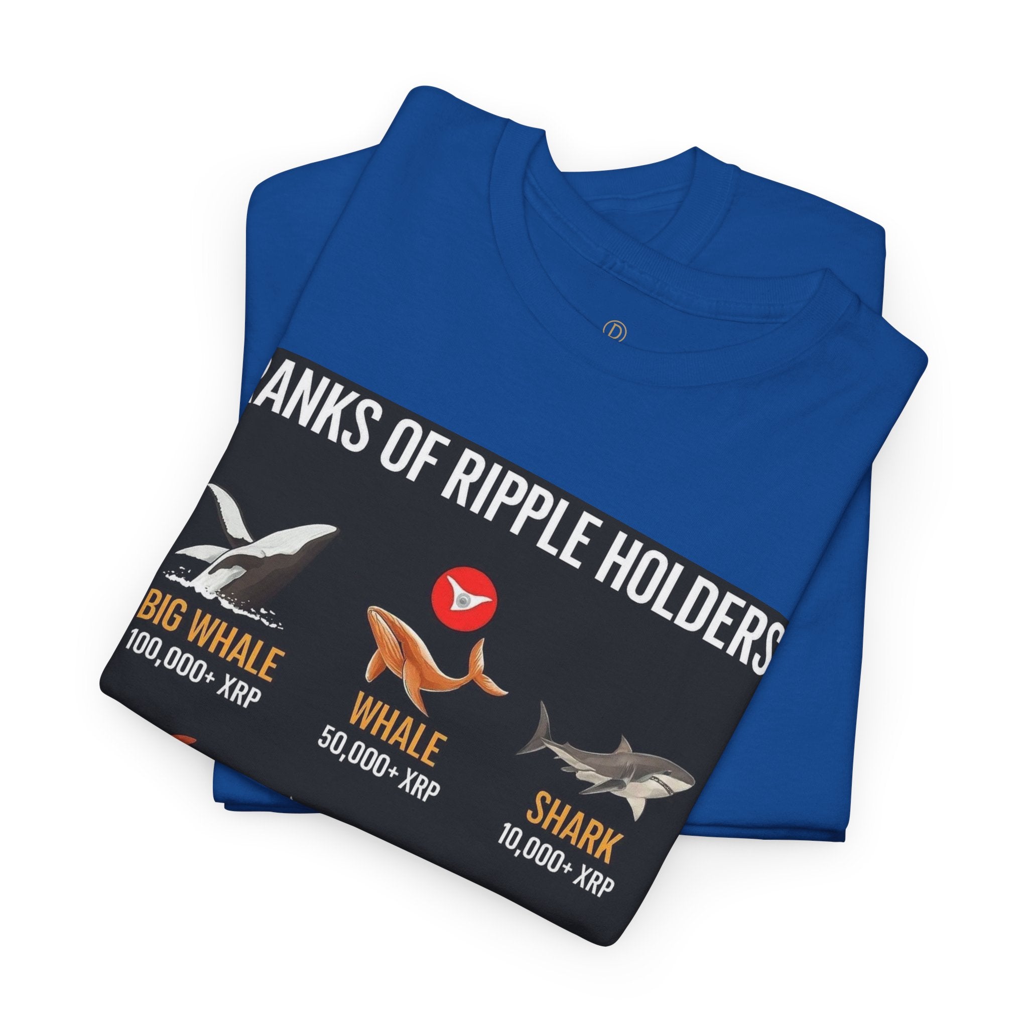 Crypto Ranks T-Shirt – "Ranks of Ripple Holders" Illustrated Guide