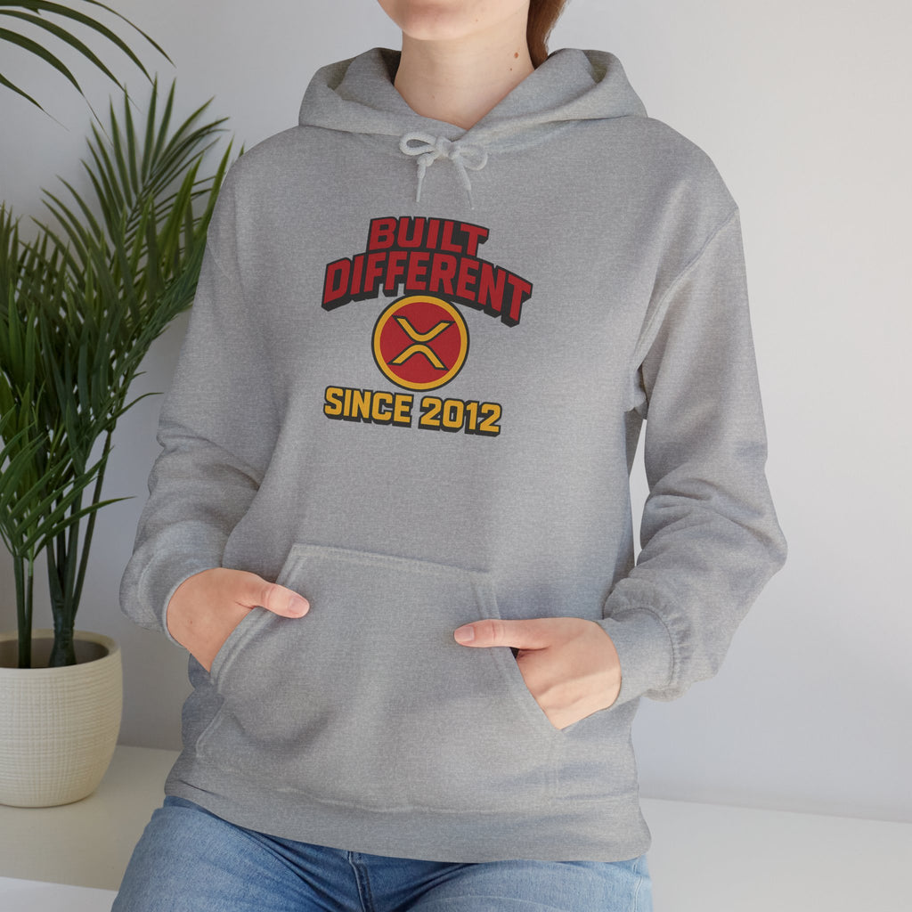 Built Different Hoodie - "Since 2012" Retro Logo Pullover