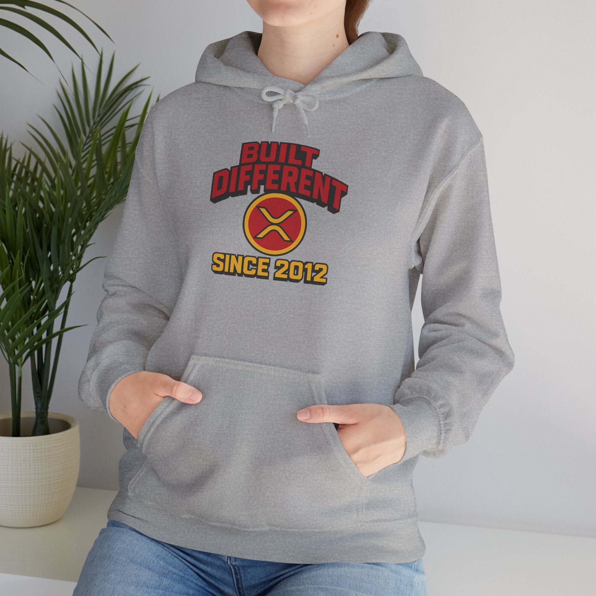 Built Different Hoodie - "Since 2012" Retro Logo Pullover